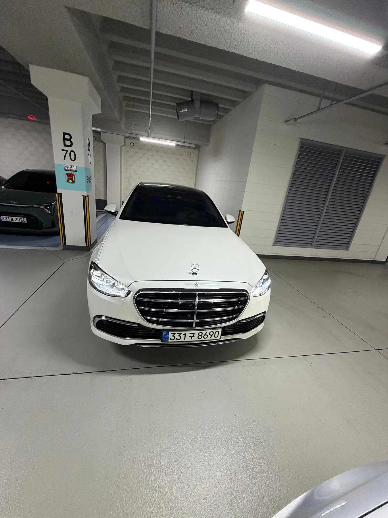 벤츠 S580 4MATIC 2021 흰색 사진 4