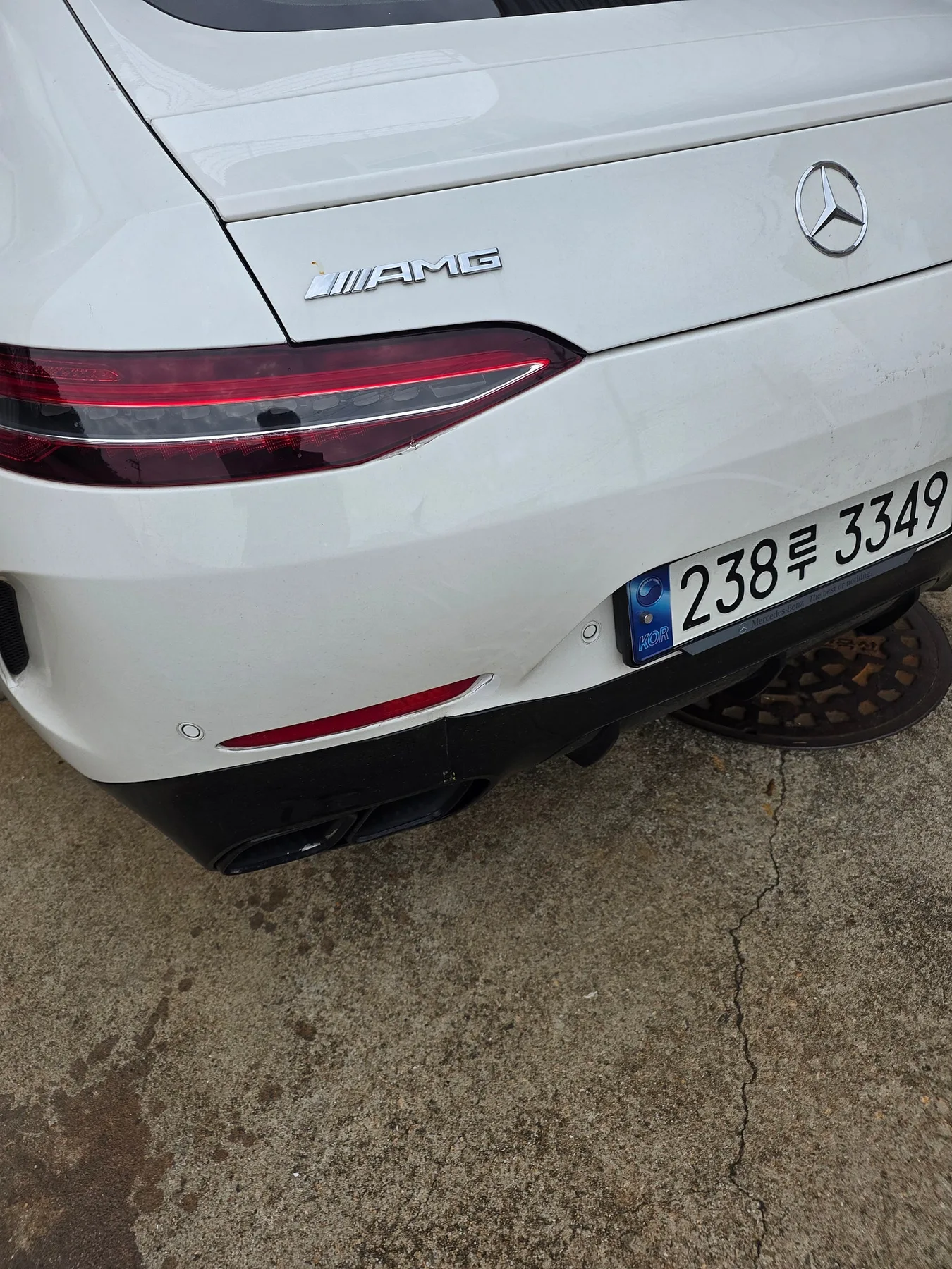 벤츠 AMG GT 43 다이나믹 2023 화이트 사진 7
