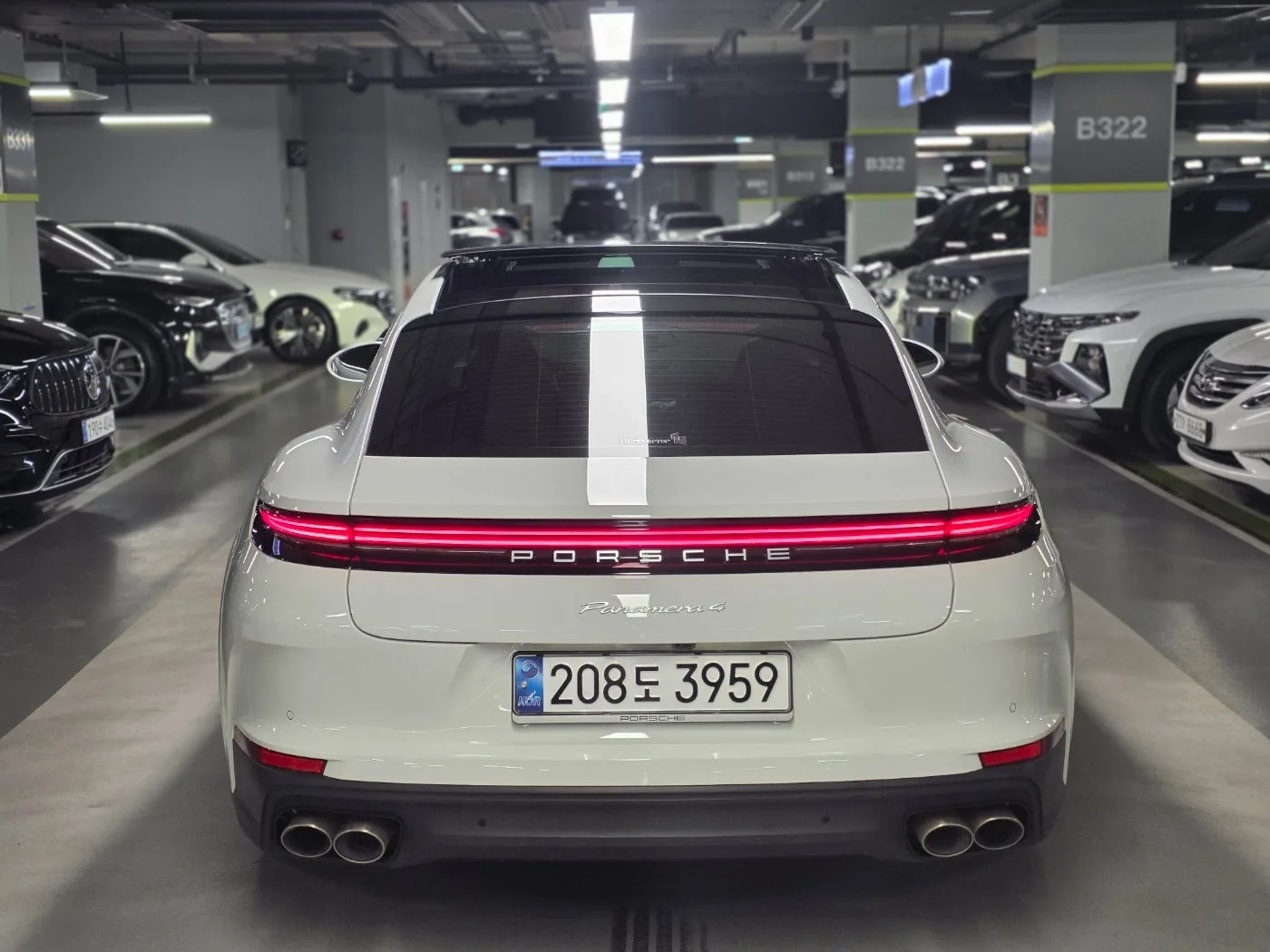 포르쉐 파나메라 2.9 AWD 2024 화이트 사진 3