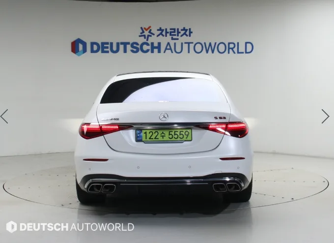 벤츠 S63 AMG e 퍼포먼스 2024 무광 화이트 사진 2