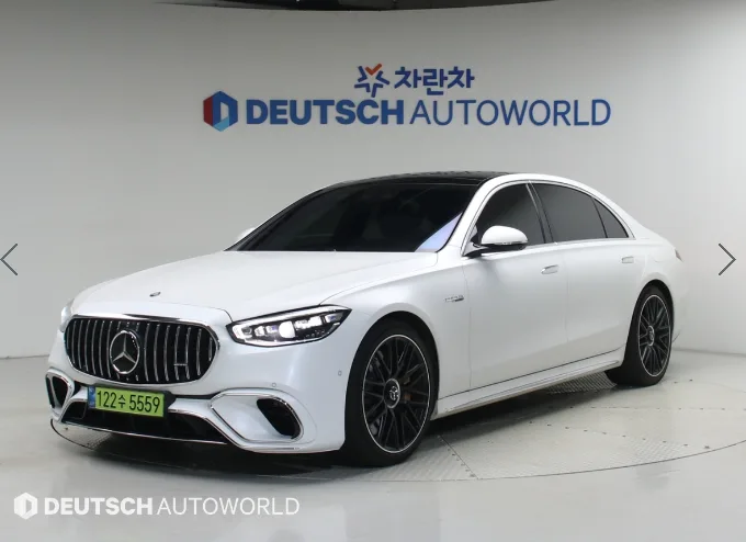 벤츠 S63 AMG e 퍼포먼스 2024 무광 화이트 사진 4