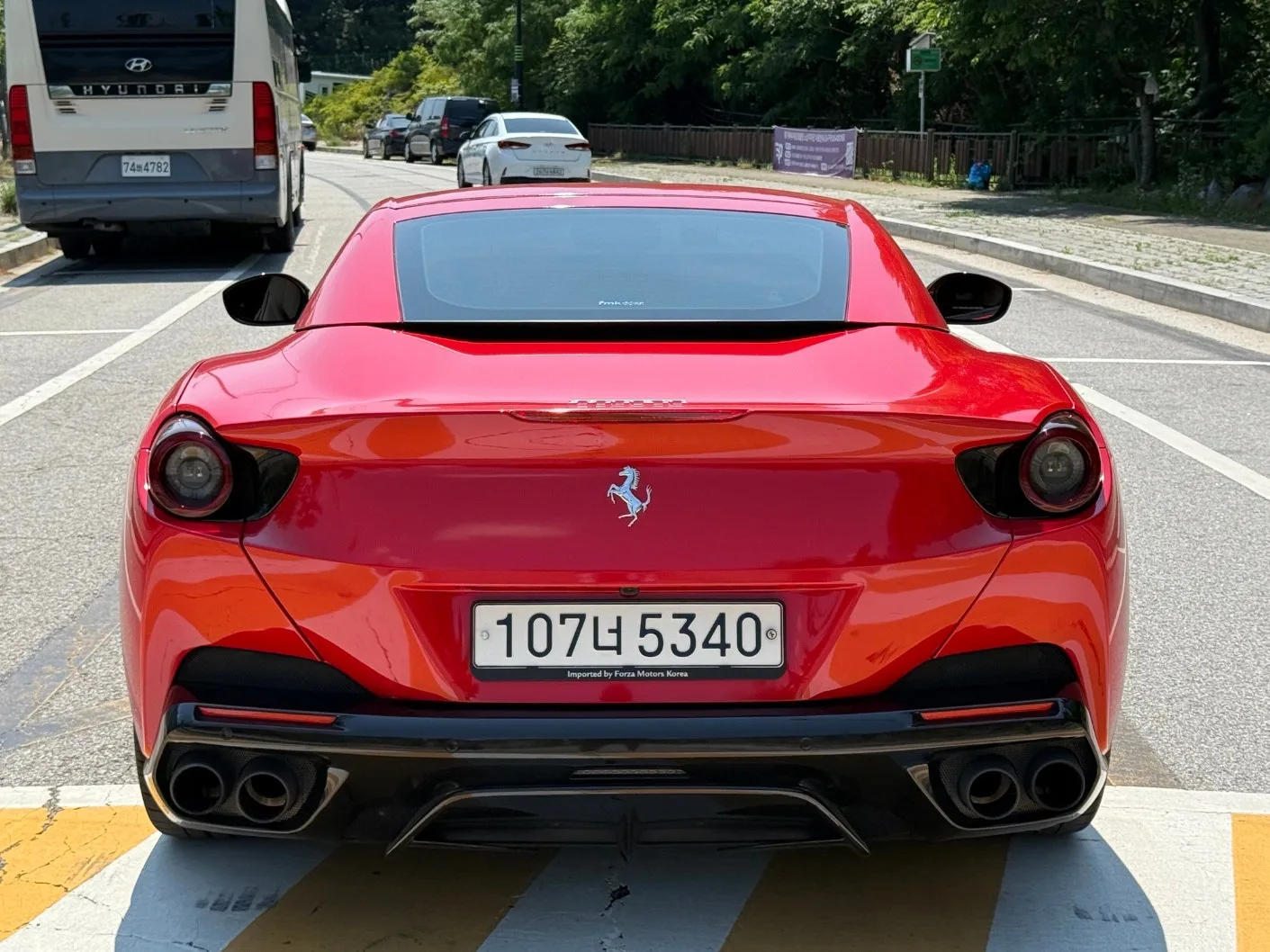 페라리 포르토피노 3.9 V8 컨버터블 GT 2020 레드 사진 6