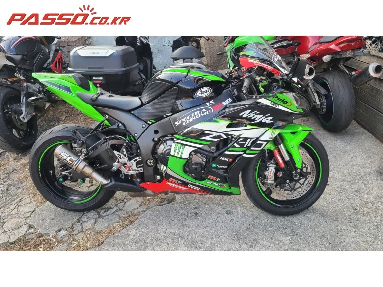 가와사키 닌자 ZX 10 R 2017 그린