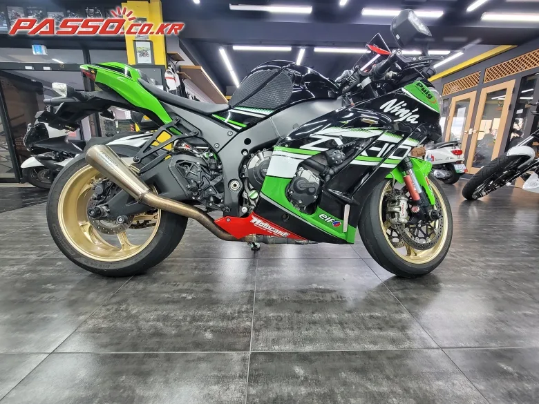 가와사키 닌자 ZX 10 R 2017 그린 사진 1