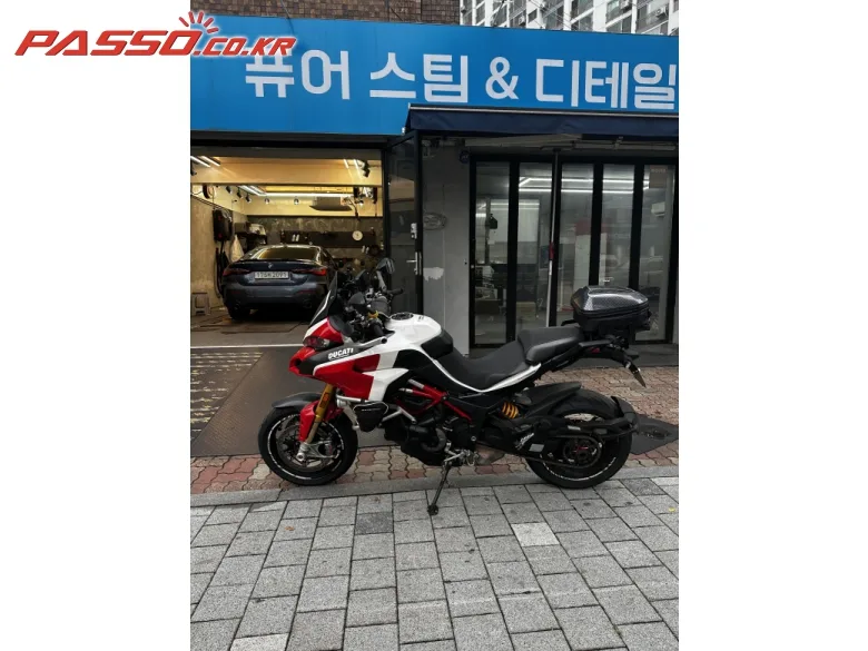 두카티 멀티스트라다 1260 2019 버건디 사진 2