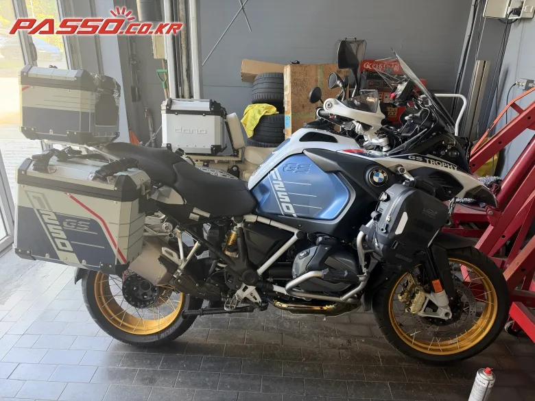 BMW R 1250 GS 어드벤처 2023 블루 사진 1
