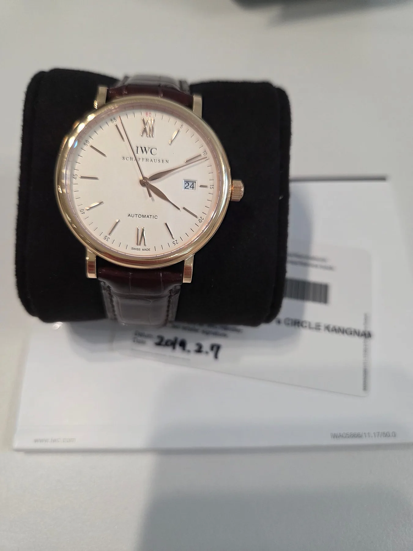 IWC 포르토피노 18K 로즈골드 2019