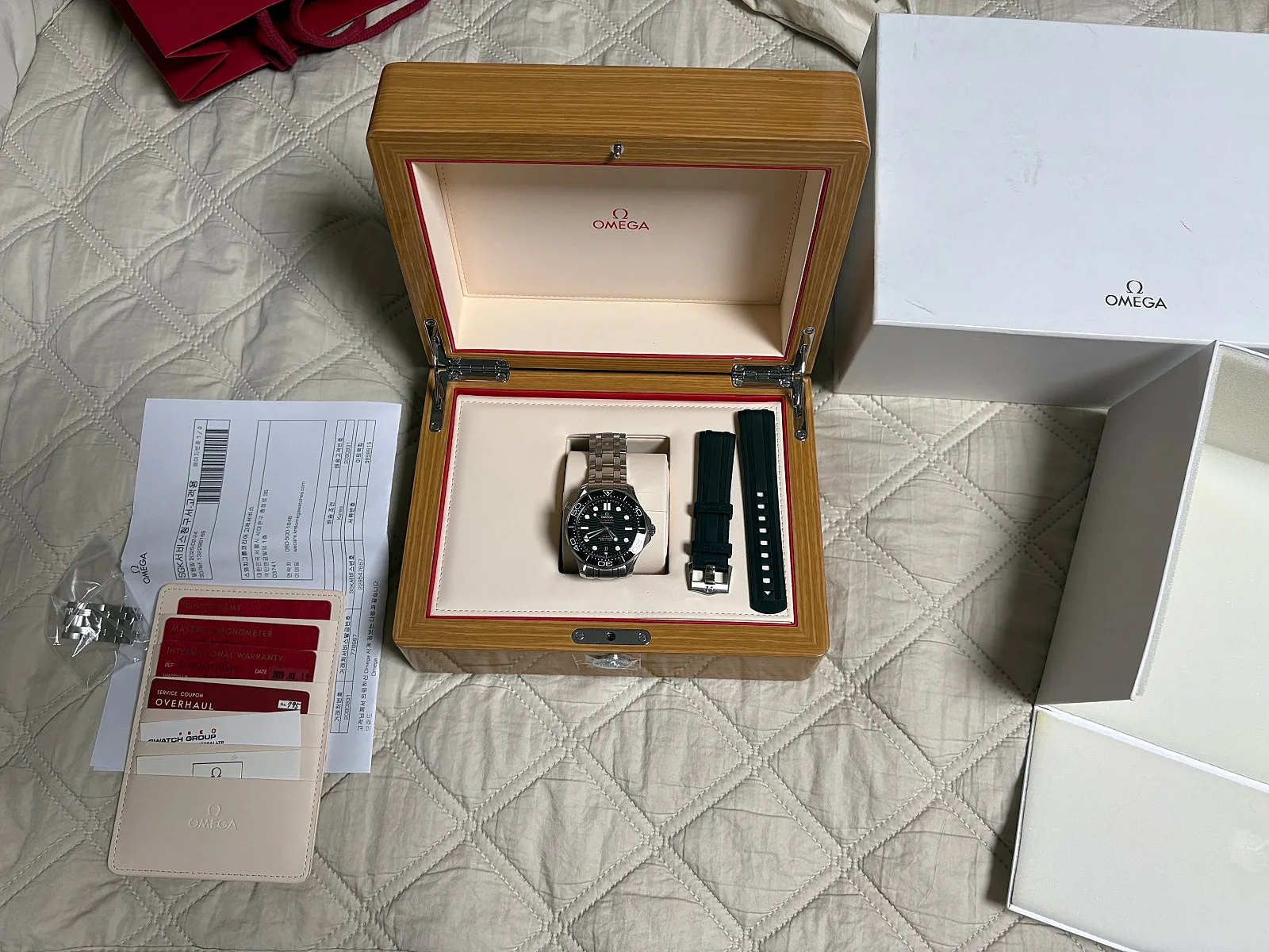 오메가 씨마스터300 검판 2020