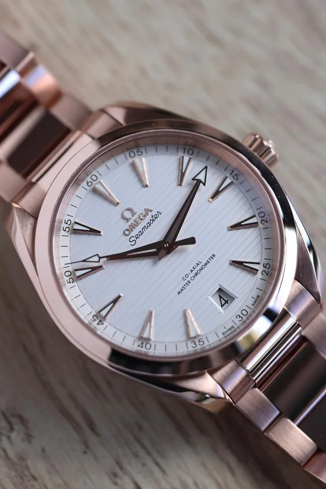 오메가 아쿠아테라 금통 41mm 로즈골드 화이트 2026
