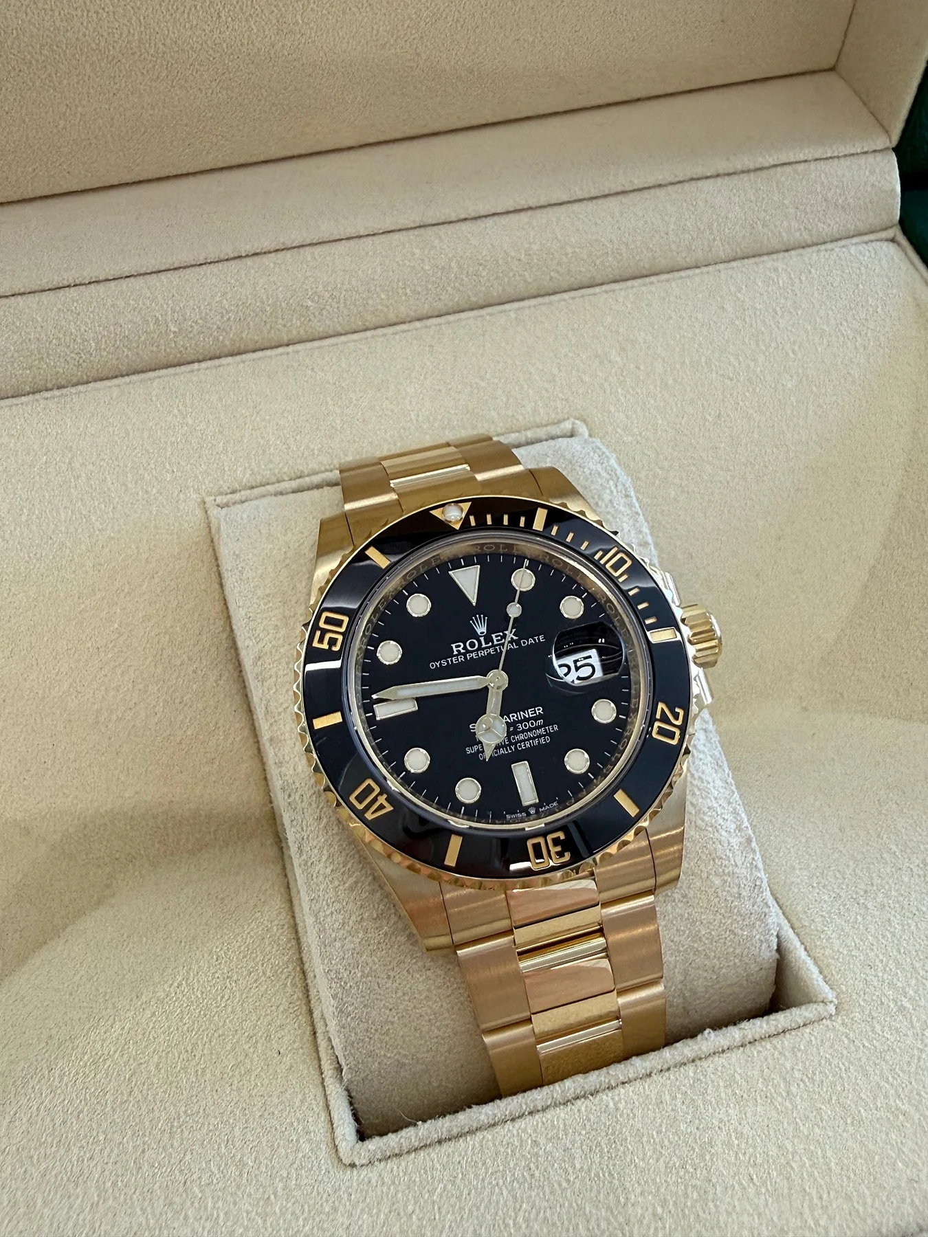 롤렉스 서브마리너 흑금통 M126618LN-0002 2021