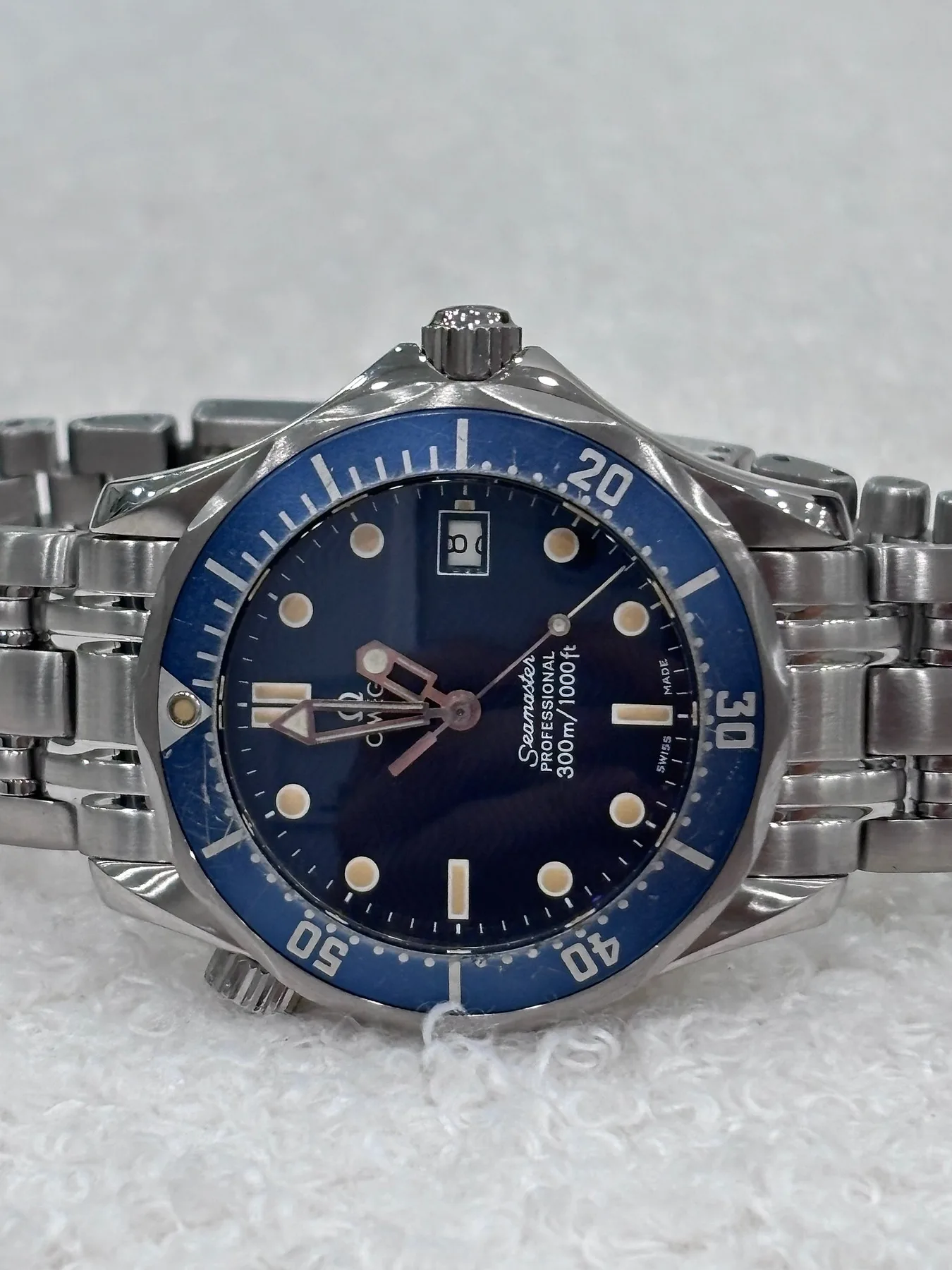 오메가 씨마스터 다이버 블루 36mm 2561.80