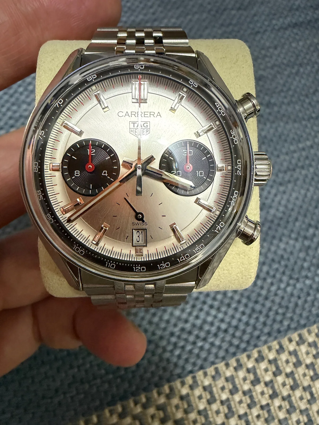 태그호이어 카레라 크로노 글라스박스 39mm CBS2216 2024