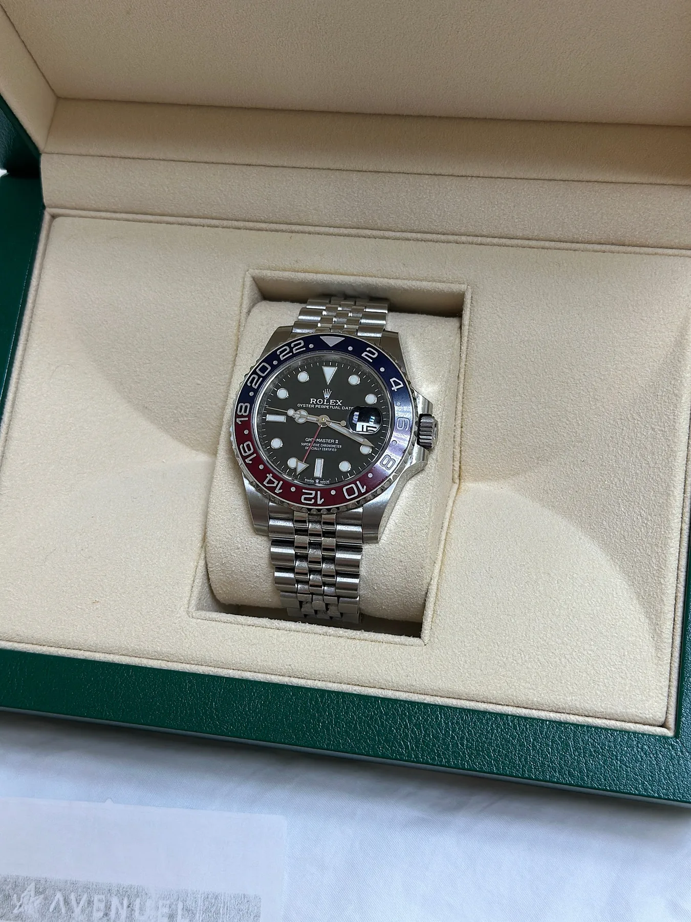 롤렉스 GMT 마스터2 펩시걸 2020년 풀셋 2020
