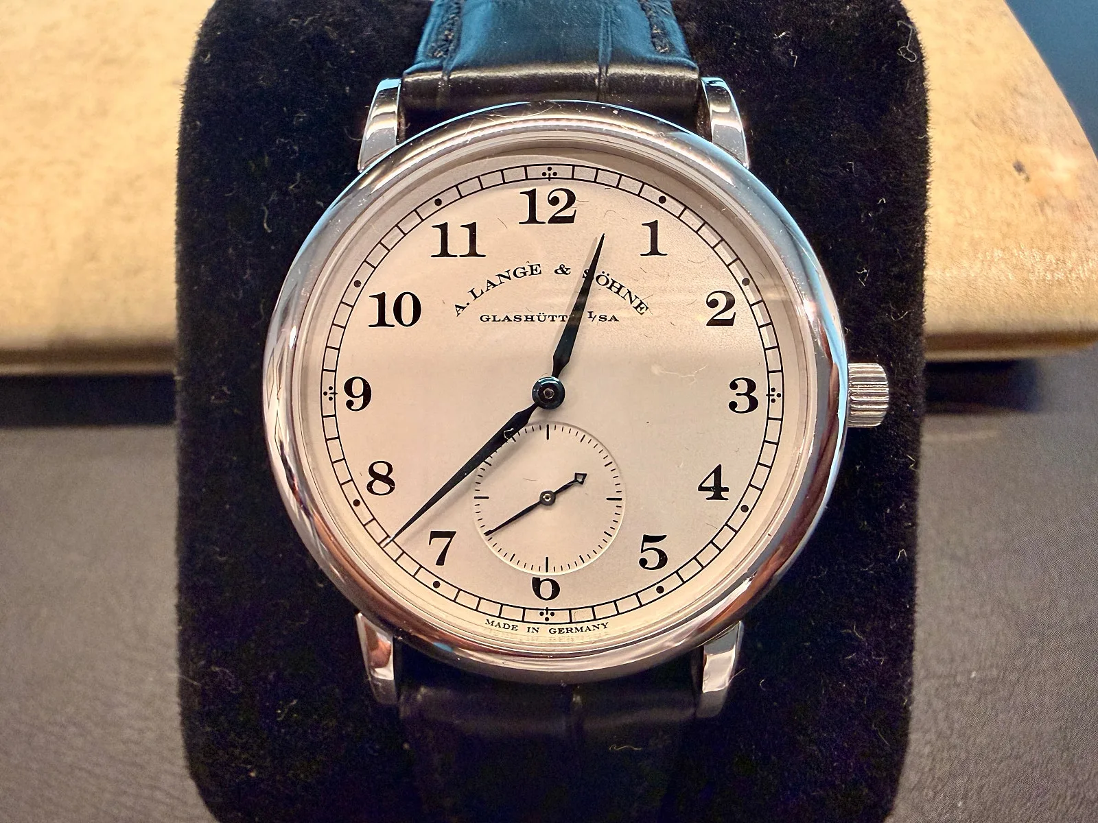 랑에운트죄네 1815 스몰세컨즈 36mm 플래티넘 Ref. 206.025 1998