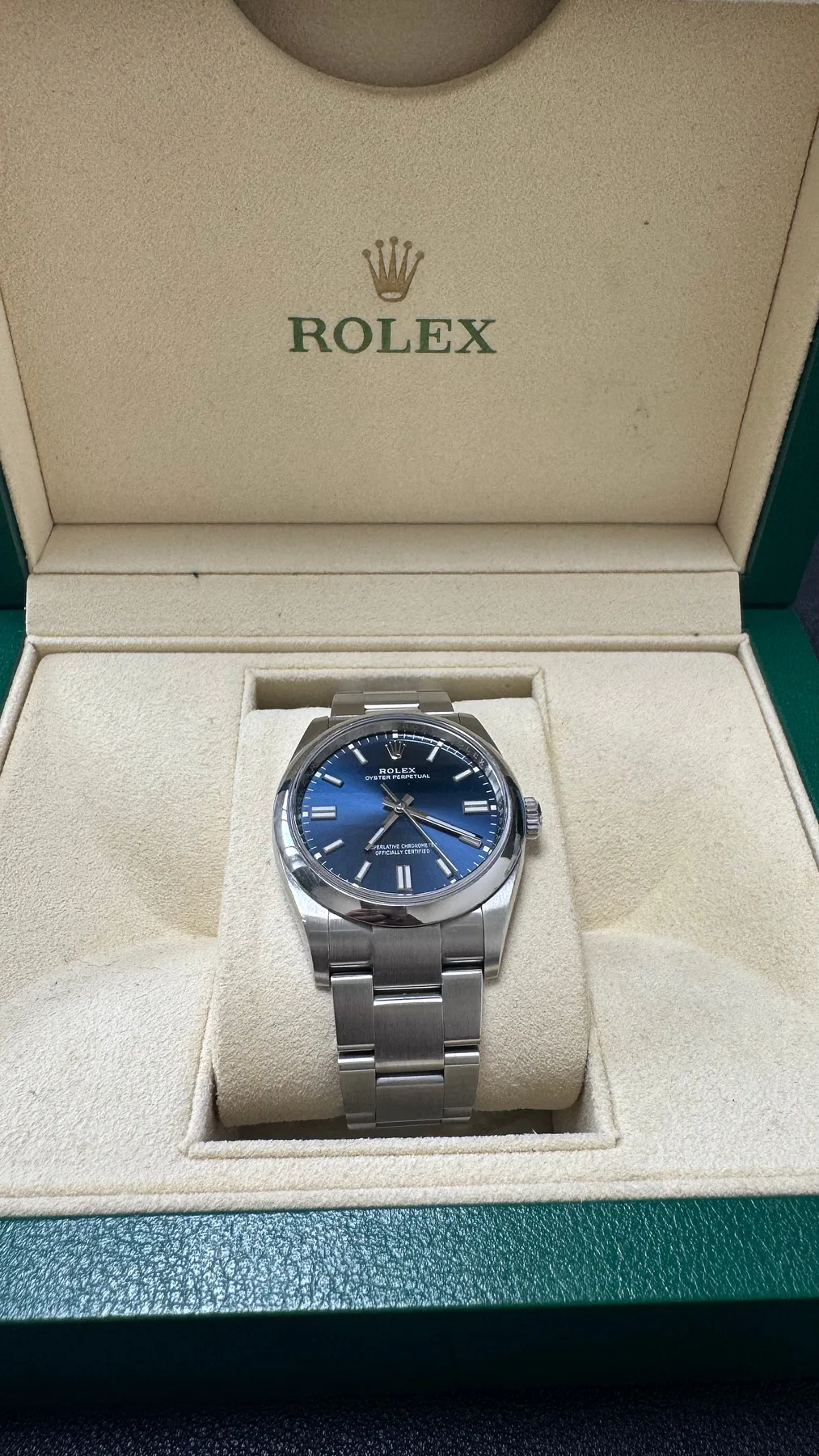 롤렉스 오이스터 퍼페츄얼 126000 청판 36mm 2020
