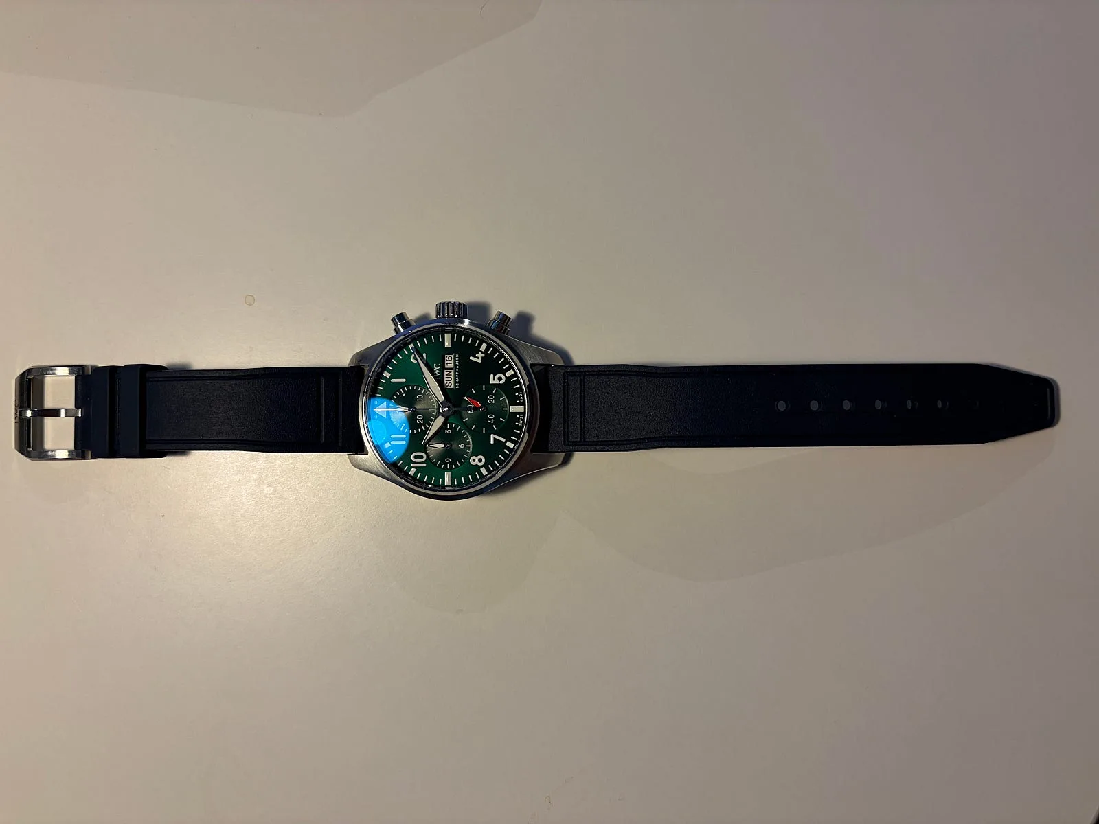 IWC 파일럿 워치 크로노그래프 41 녹판 2022