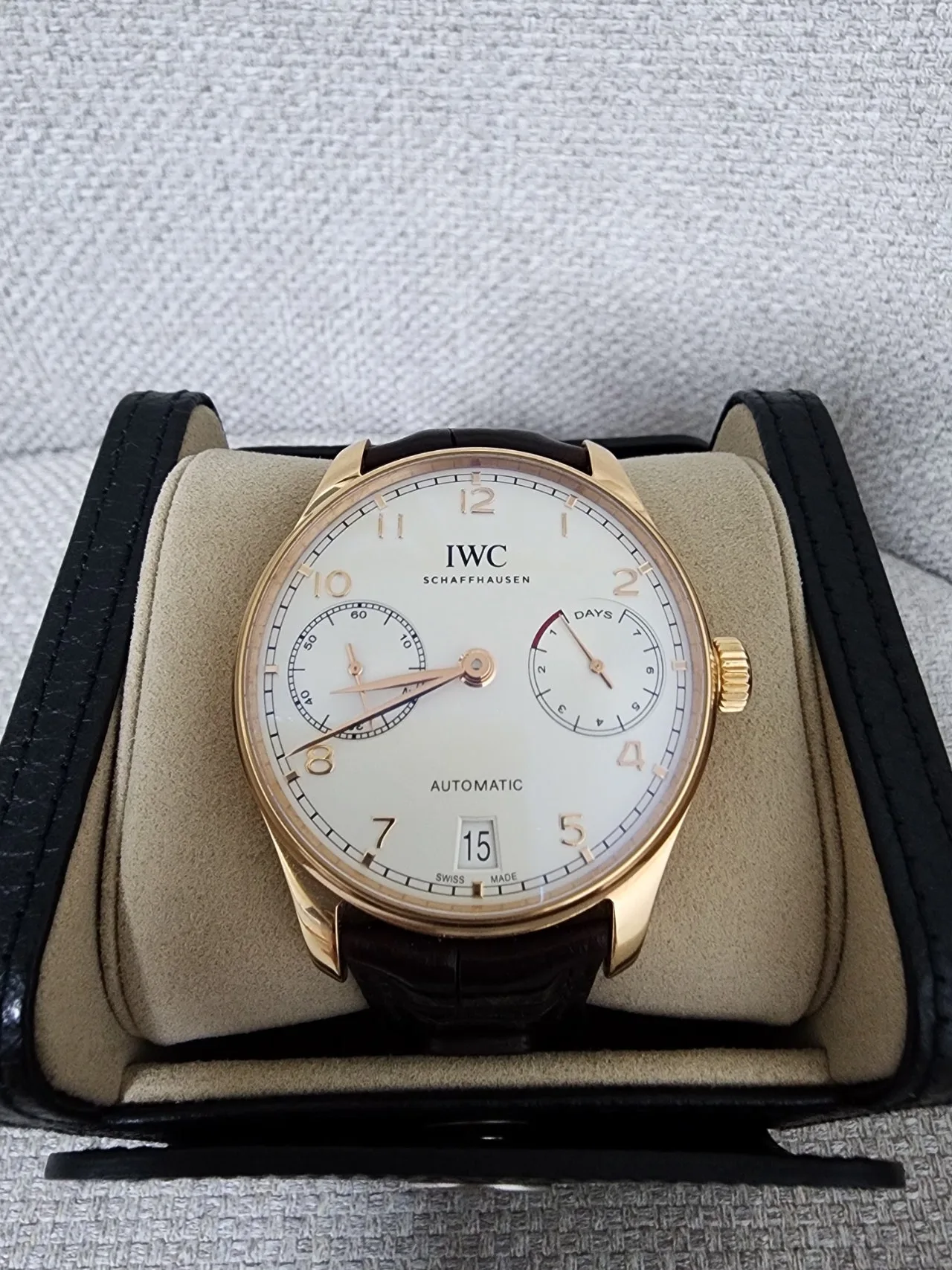 IWC 포르투기저 세븐데이즈 레드골드 2016