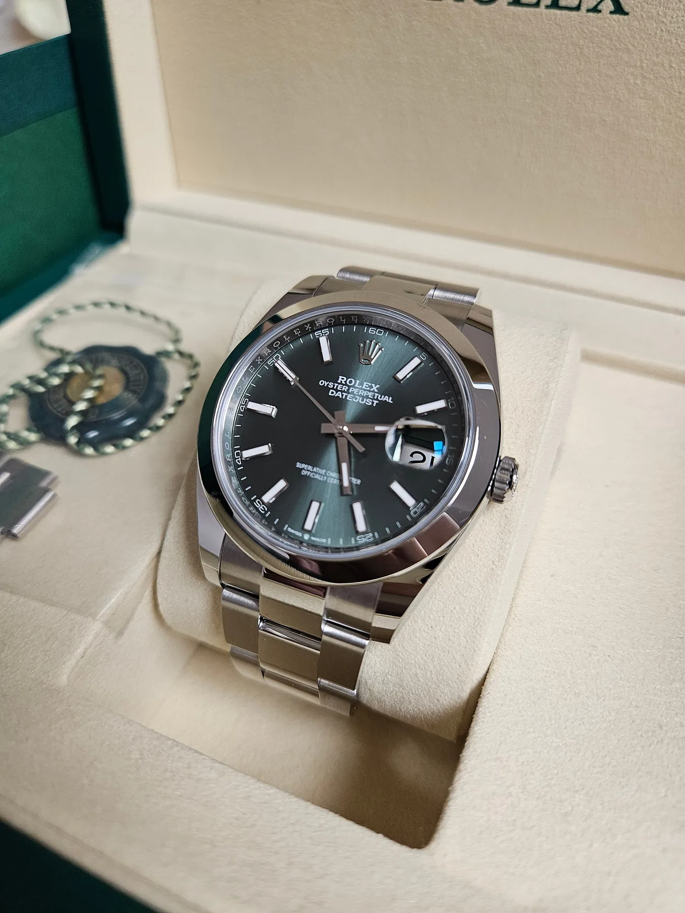 롤렉스 데이저스트 민트그린 41mm 126300 2026