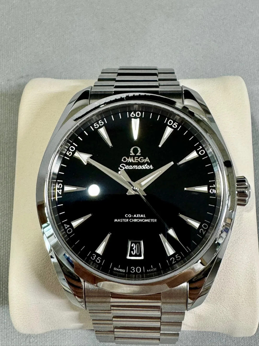오메가 아쿠아테라 블랙 래커 41mm 2024