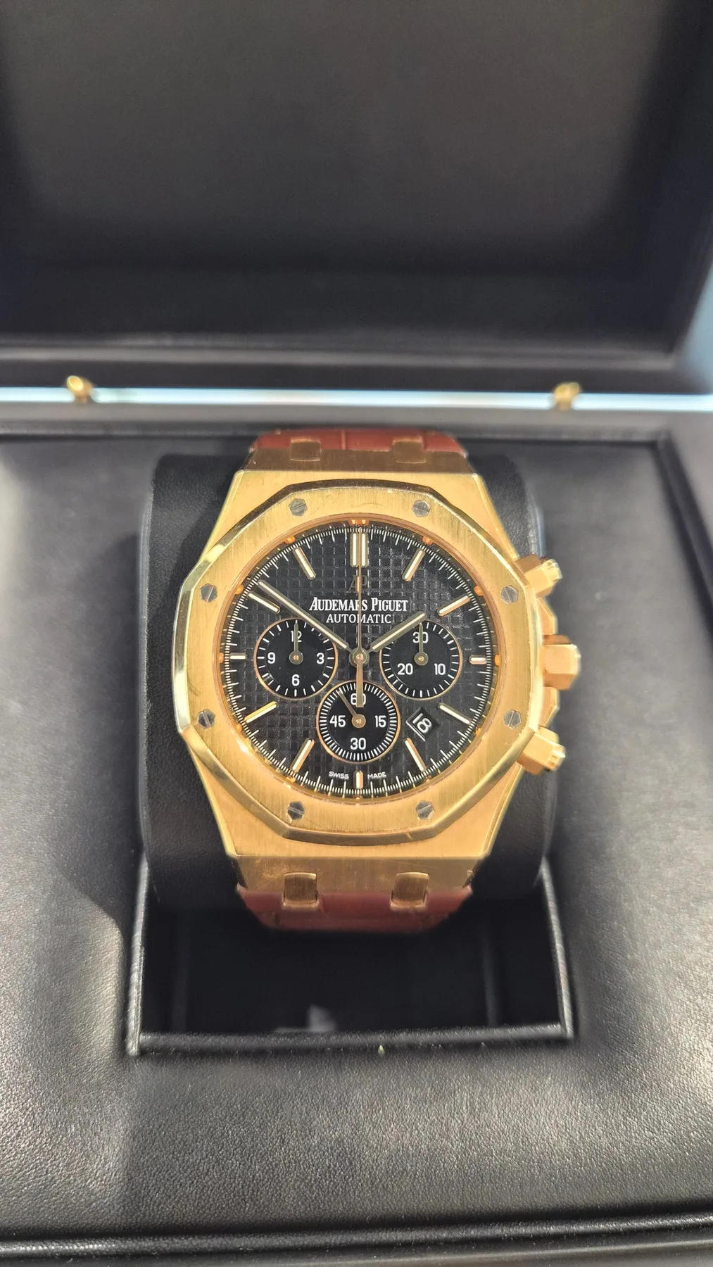 오데마피게 로얄오크 26320 가죽 금통 2017