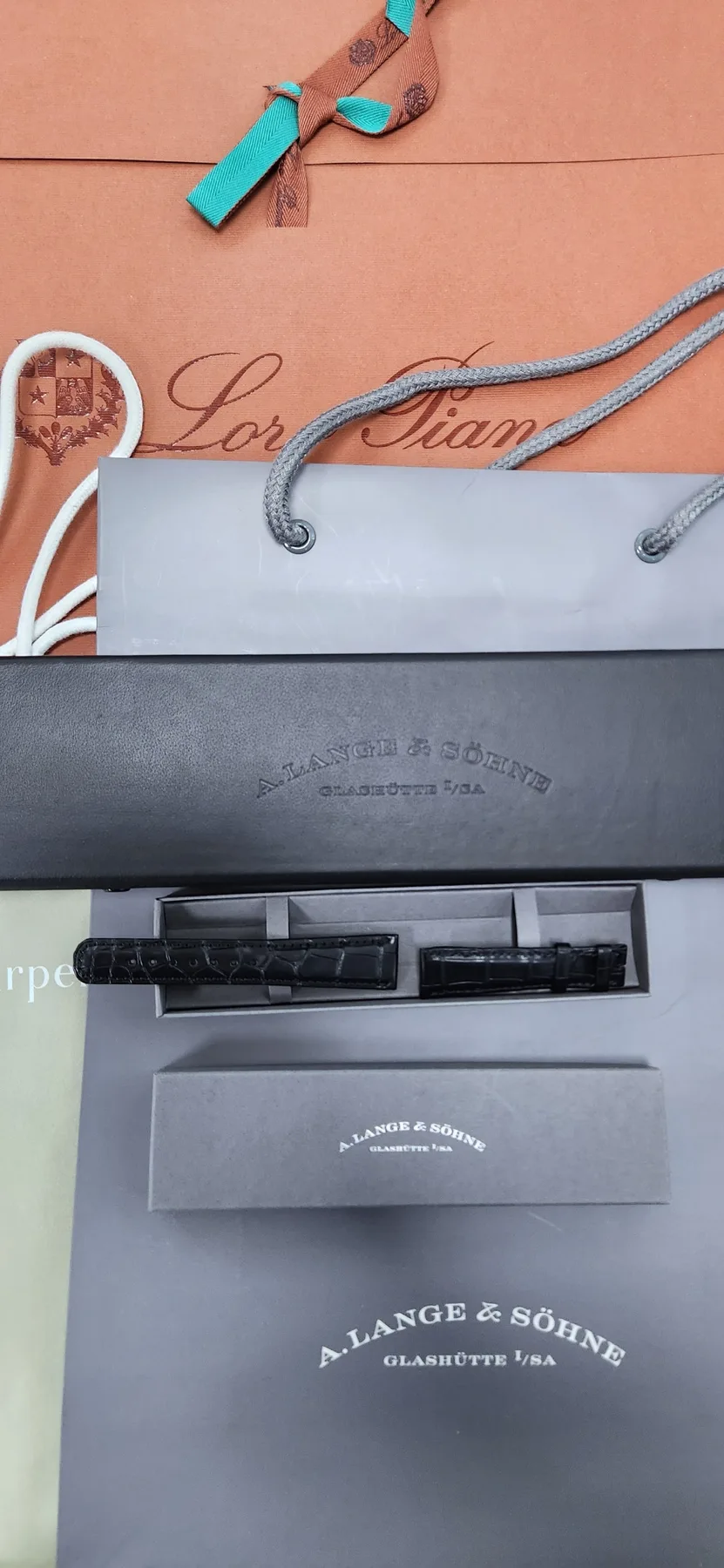 랑에운트죄네 랑에1 화이트골드 풀세트 국내스탬핑 2022 사진 4