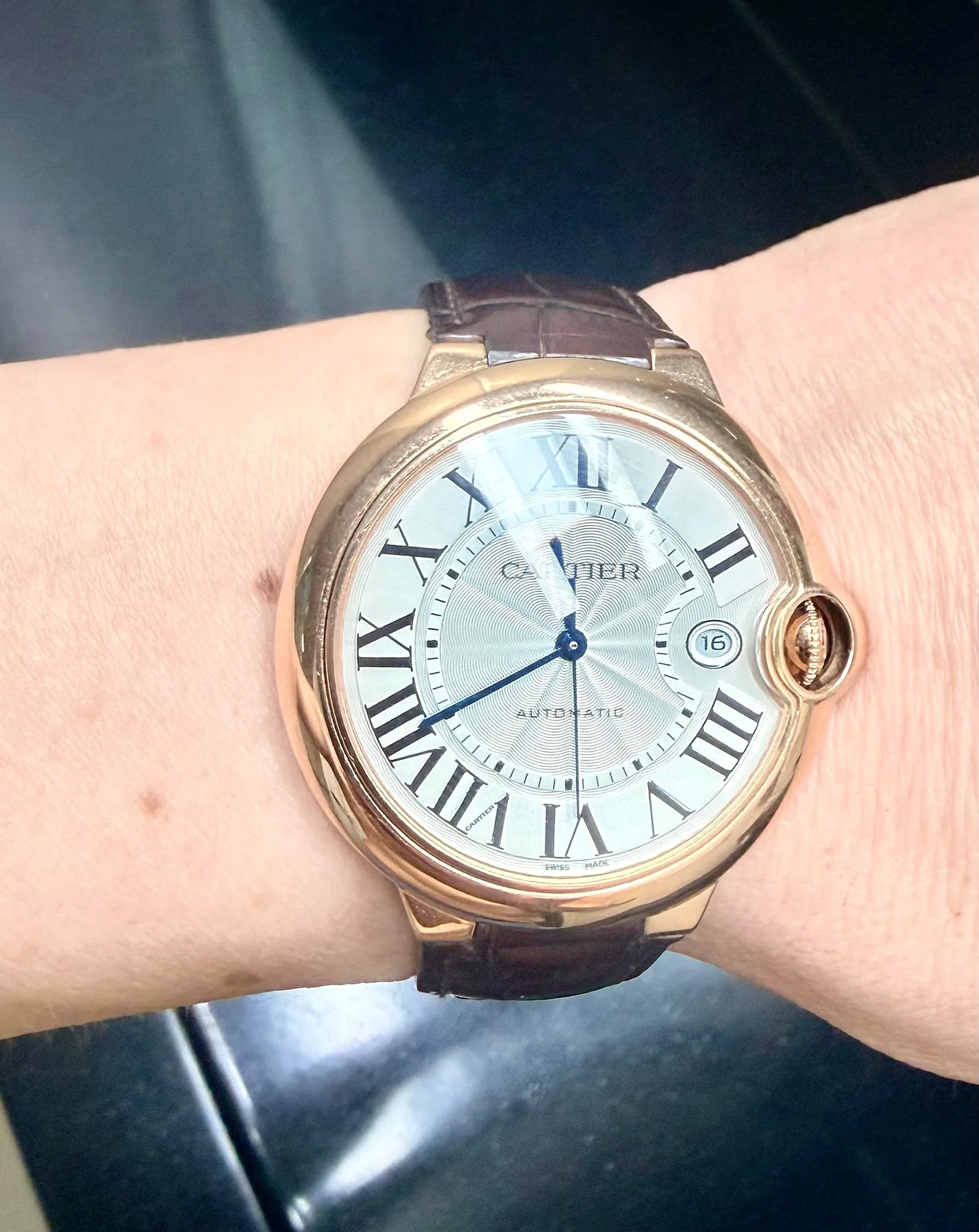 까르띠에 발롱블루 로즈골드 42mm 2021 사진 7