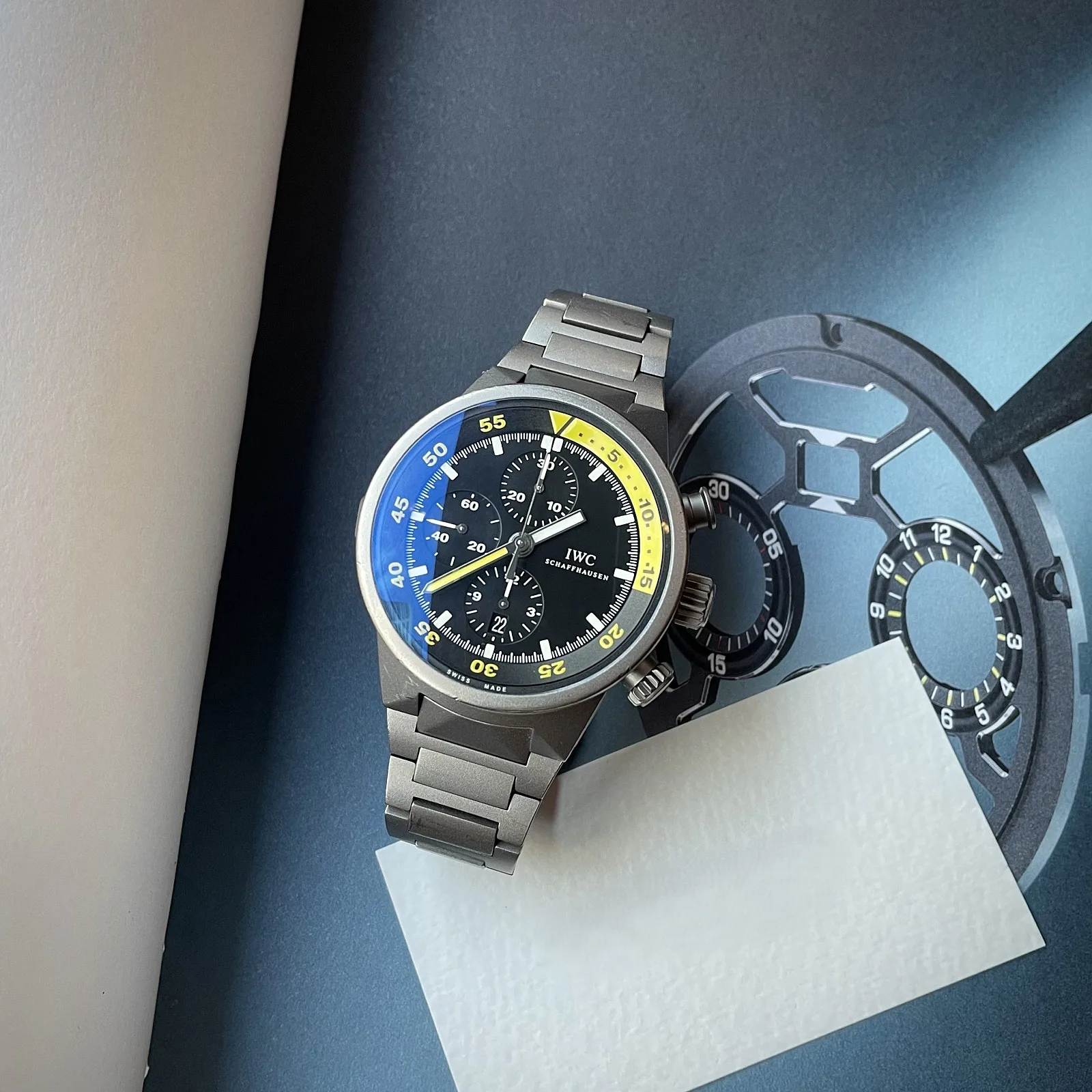 IWC 아쿠아타이머 크로노그래프 티타늄 44mm 2005