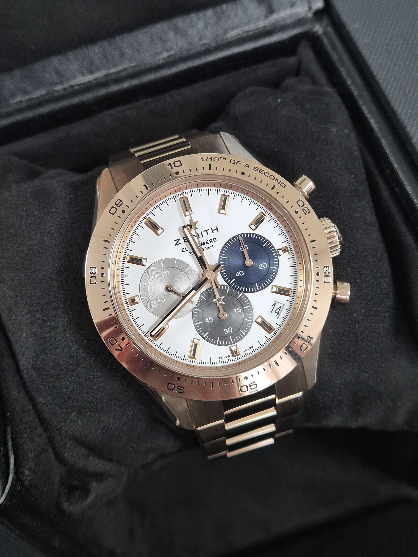 제니스 엘프리메로 크로노마스터 스포츠 금통 41mm 사진 1