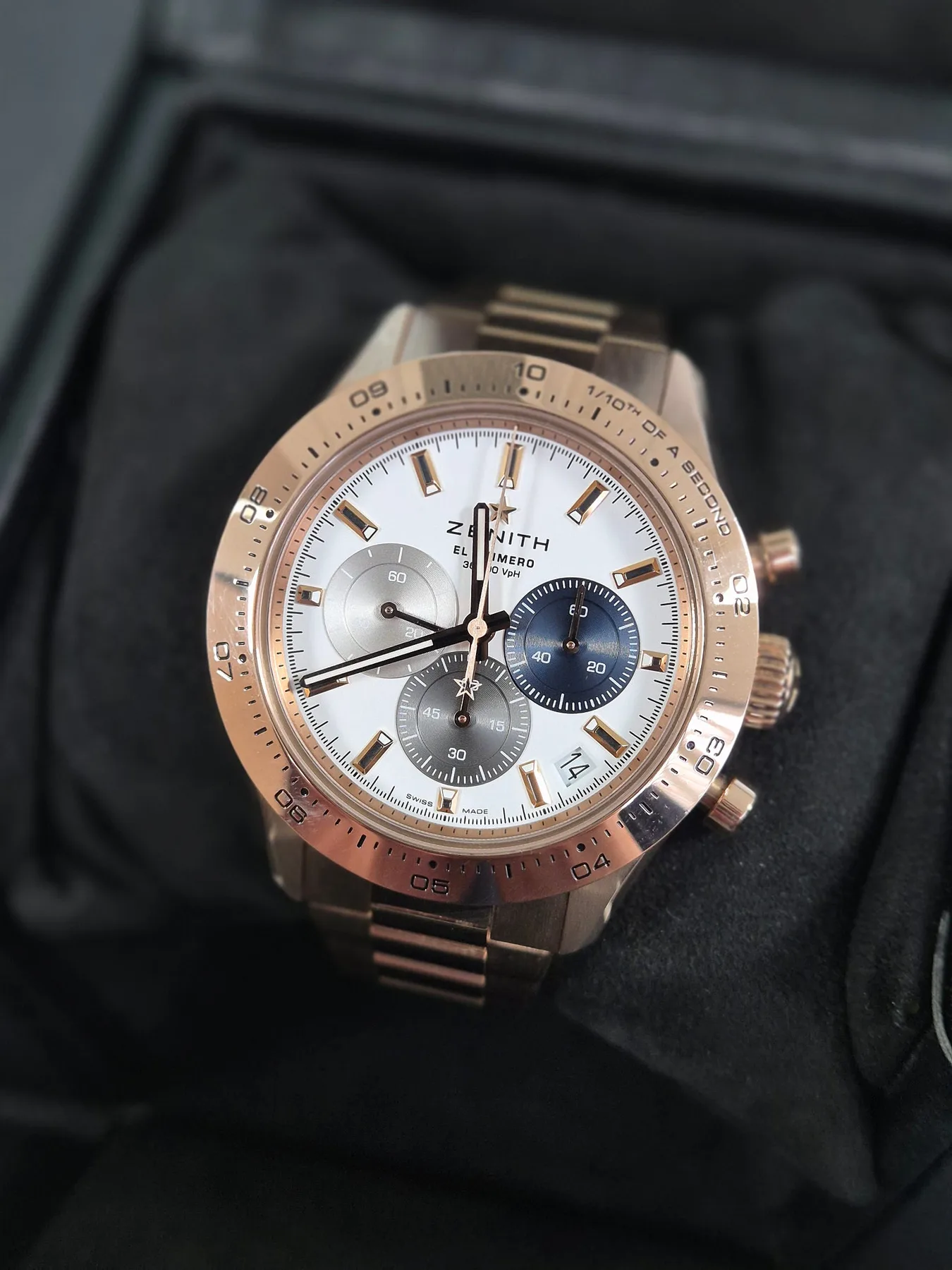제니스 엘프리메로 크로노마스터 스포츠 금통 41mm 사진 2