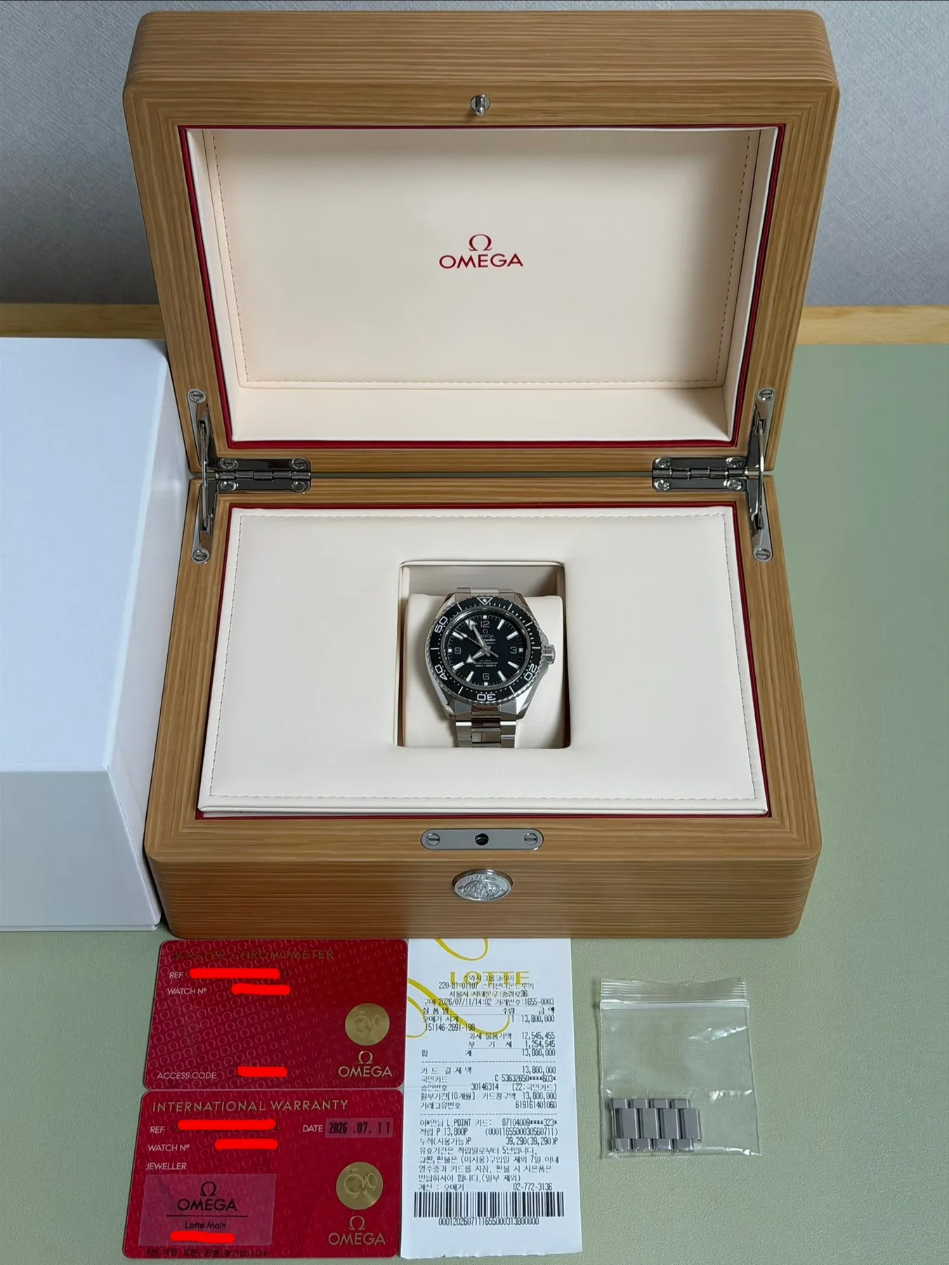 오메가 씨마스터 플래닛오션 600M 42mm 검판 2026
