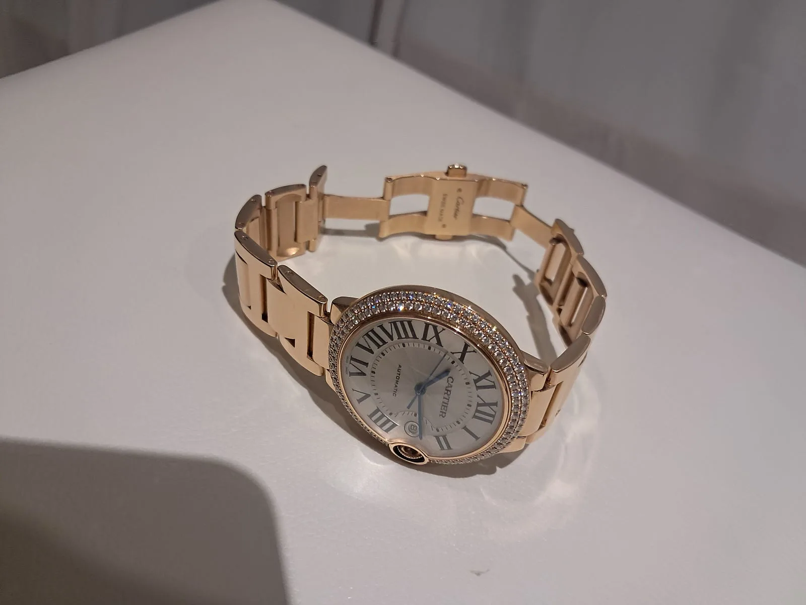 까르띠에 발롱블루 다이아 18k gold 로즈골드 42mm 2008 사진 5