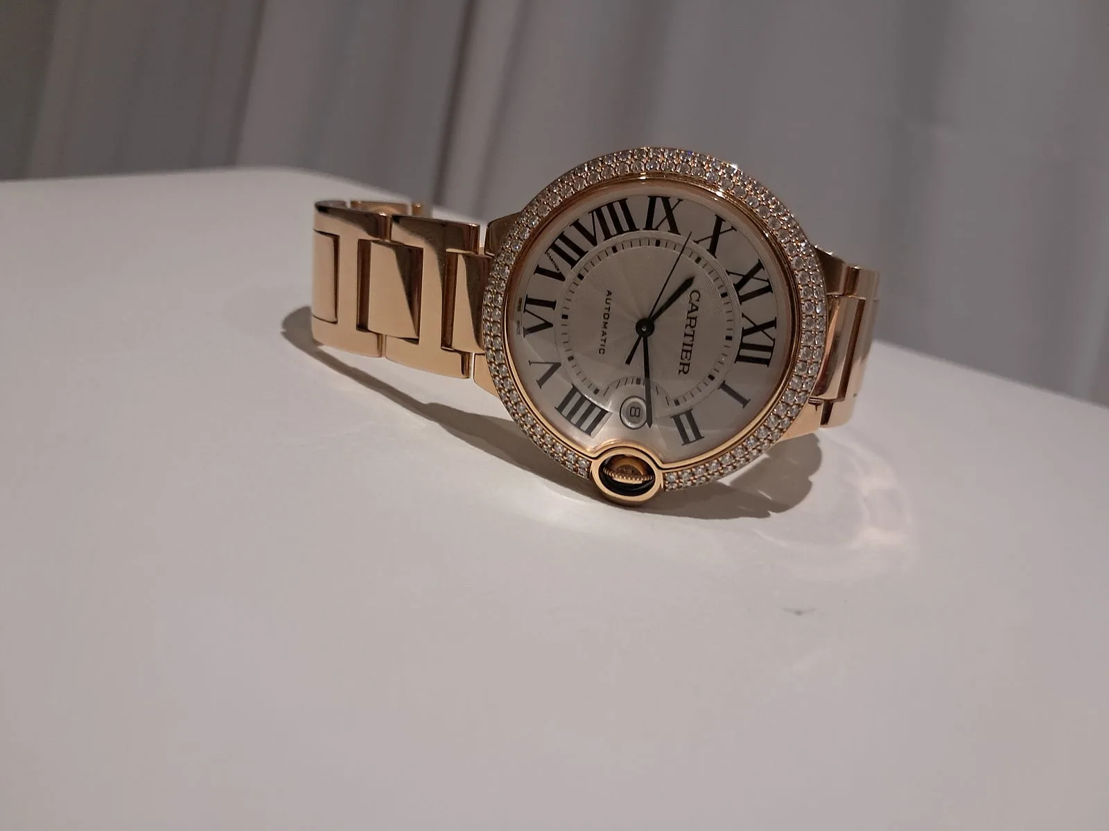 까르띠에 발롱블루 다이아 18k gold 로즈골드 42mm 2008 사진 7