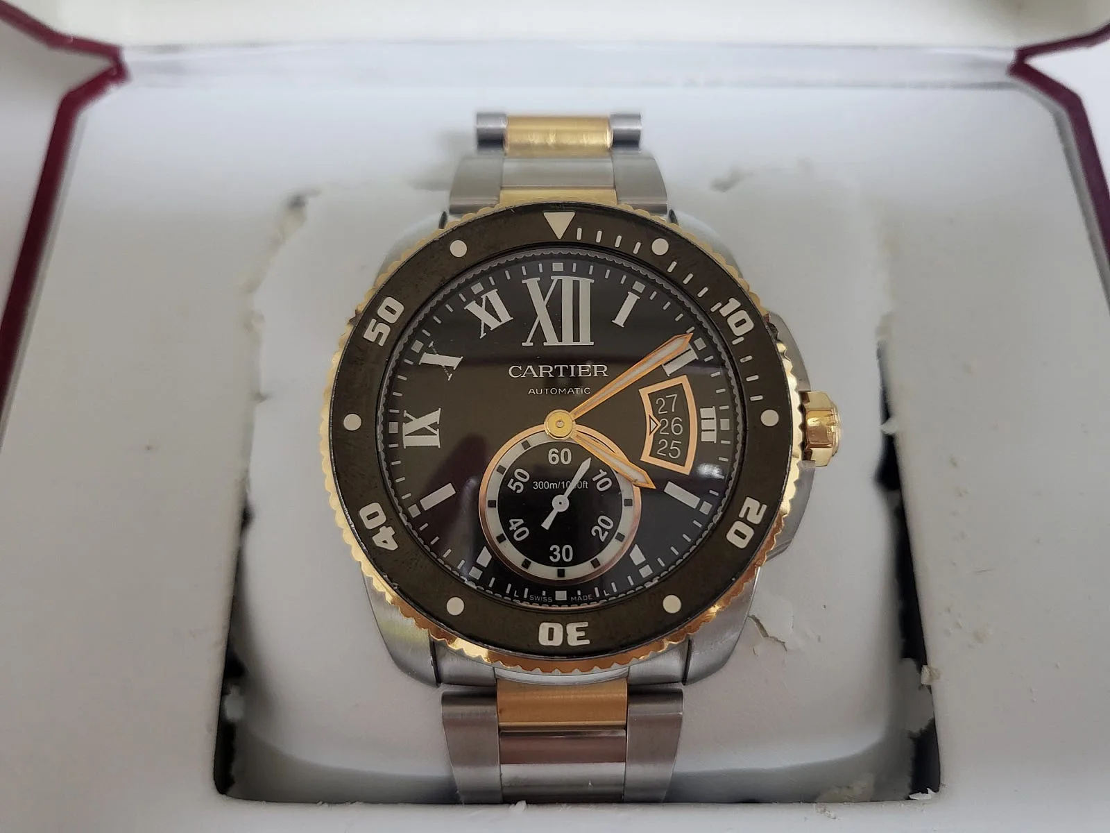 까르띠에 드 다이버 콤비 42mm 2016 사진 8