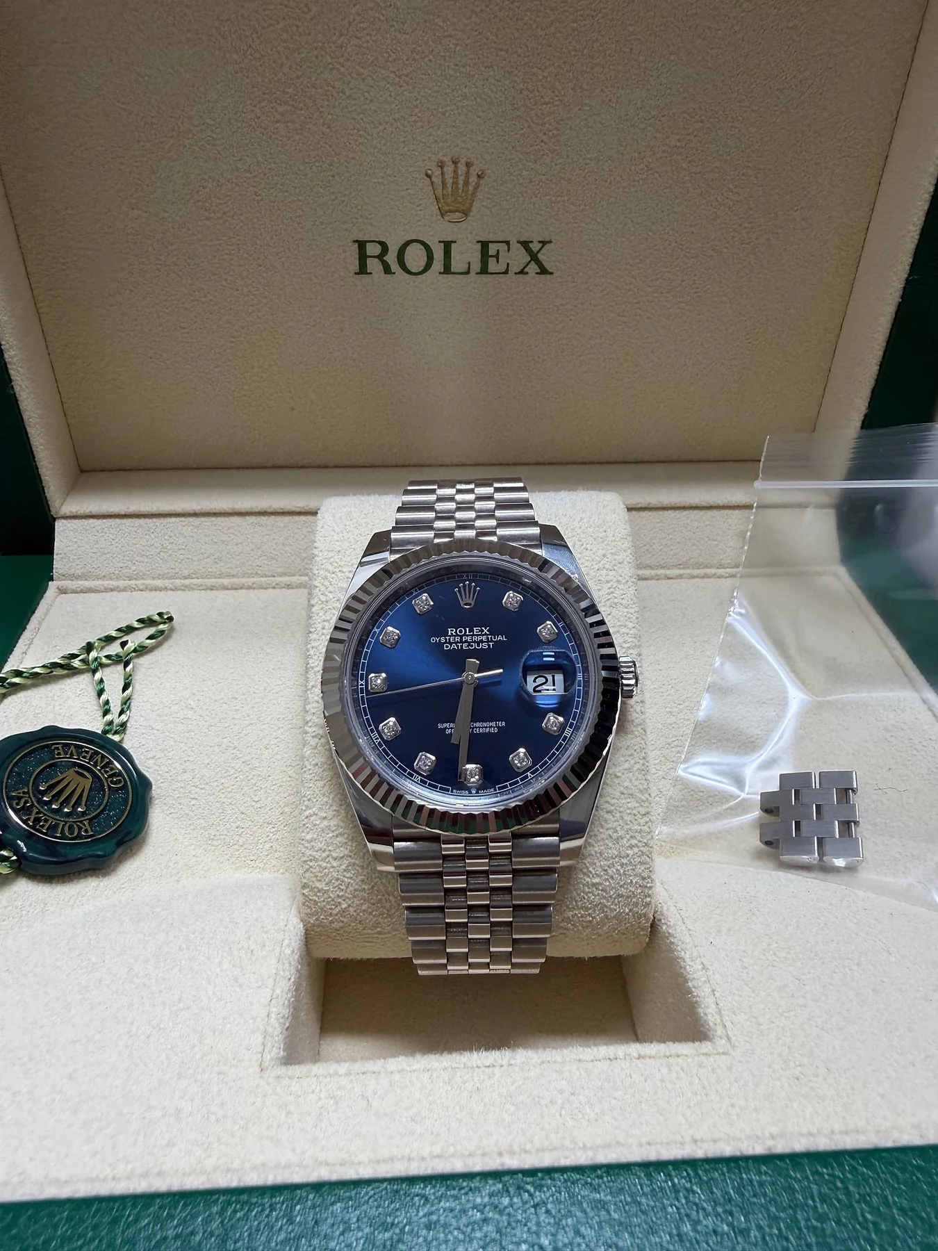 롤렉스 데이트저스트 청판 41mm 2022 사진 2