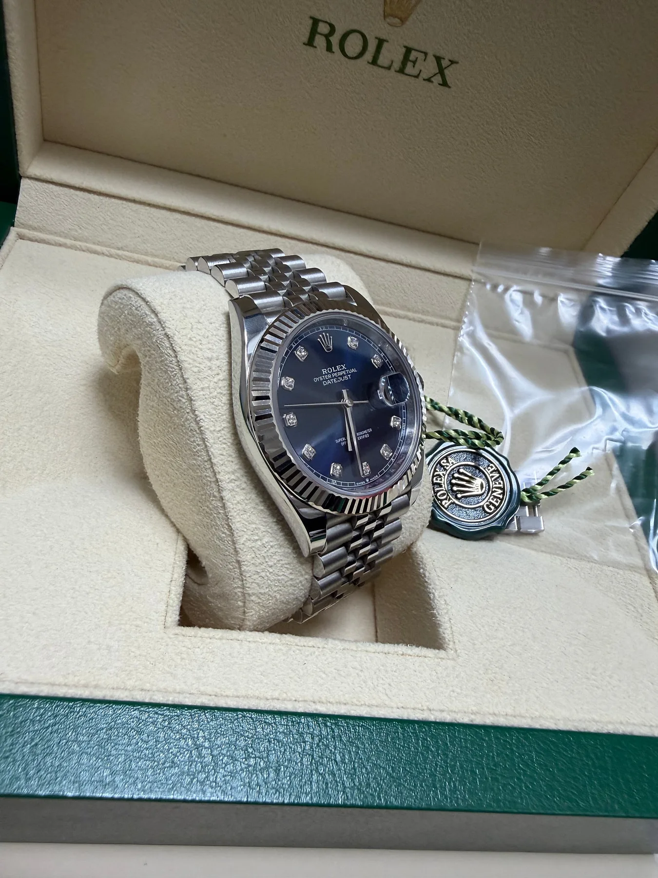 롤렉스 데이트저스트 청판 41mm 2022 사진 4