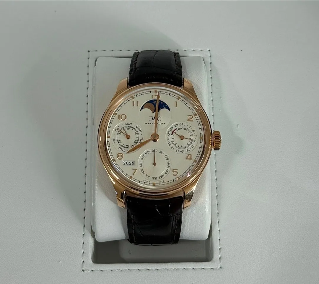 IWC 포르투기저 퍼페추얼 캘린더 로즈골드 2019