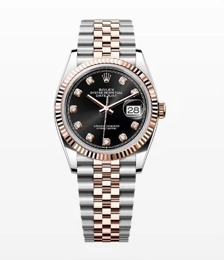 롤렉스 데이트저스트 36mm 텐포 로즈골드 검판 2020 사진 7