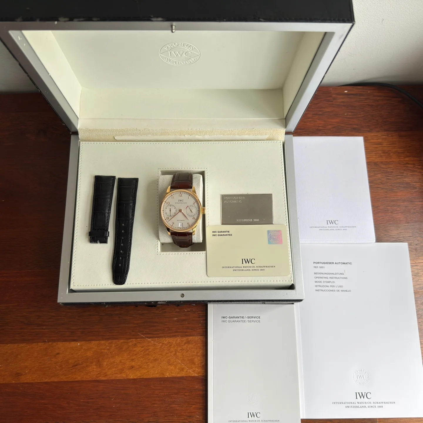IWC 금부엉이 IW500101 18K 올금통 디버클 2008