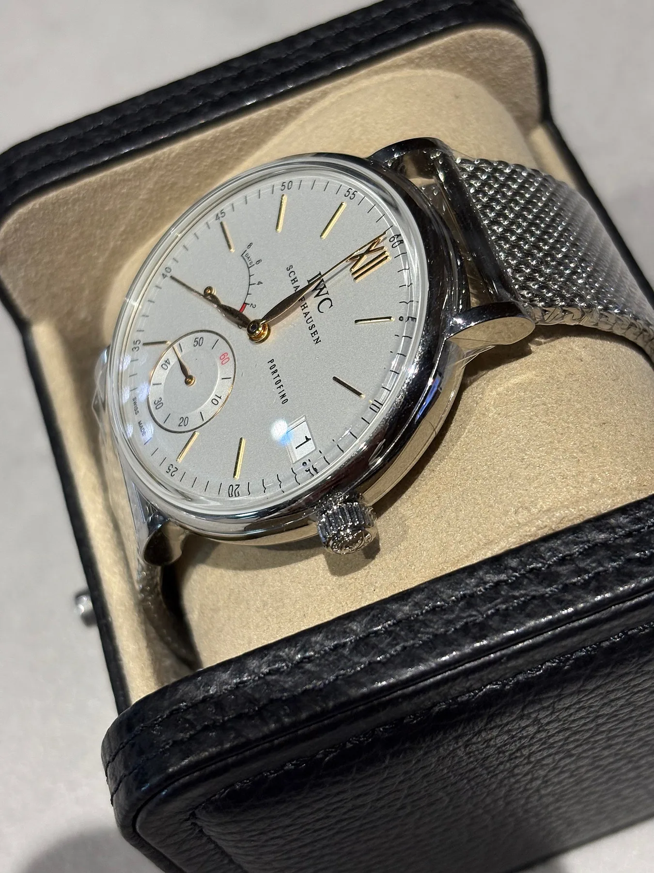 IWC 포르토피노 핸드와인드 실버판 스틸 IW510103 2022 사진 2