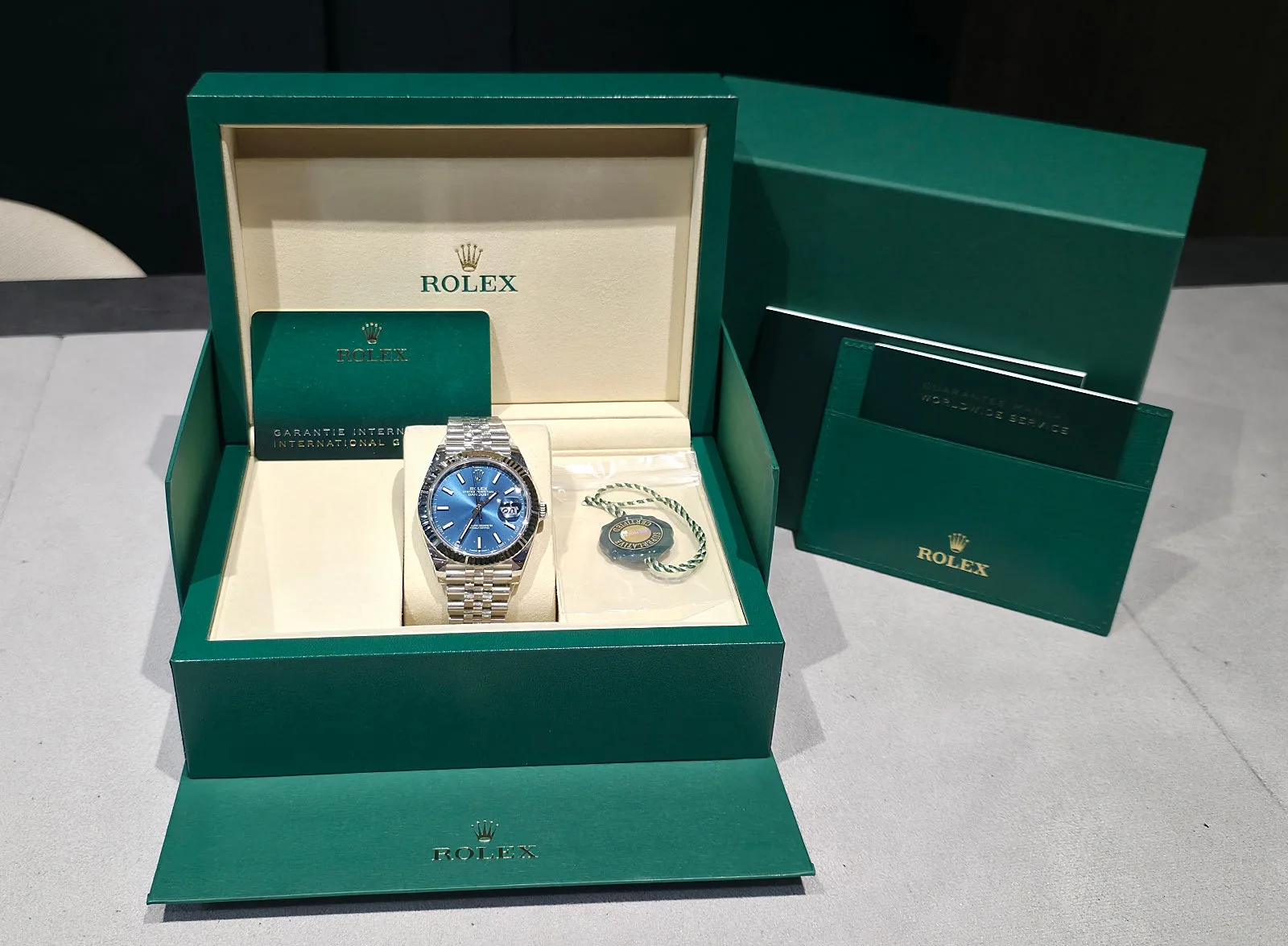 롤렉스 데이트저스트 41 스틸 블루 바 126334 2026 사진 5