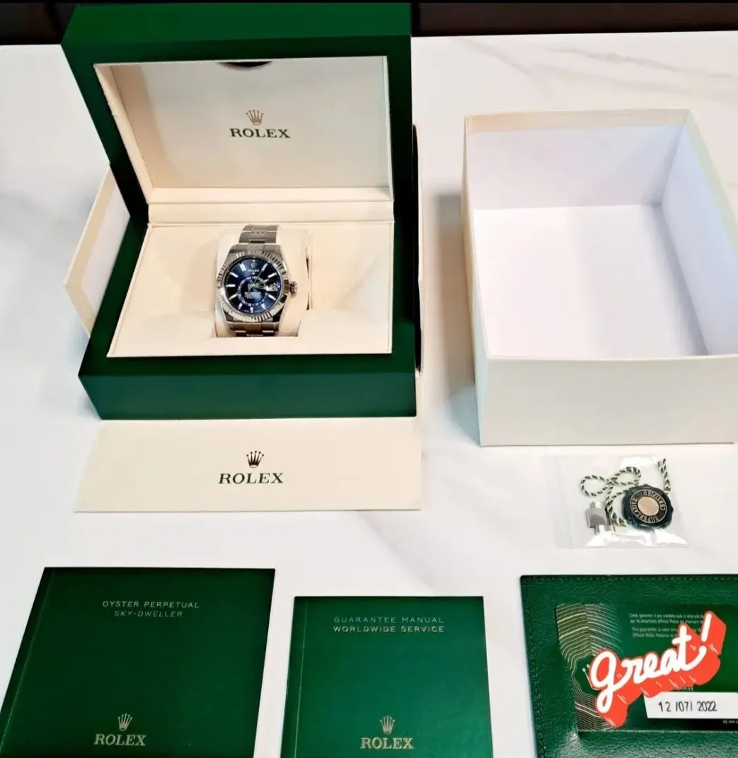 롤렉스 스카이드웰러 청판 스틸 42mm 2022