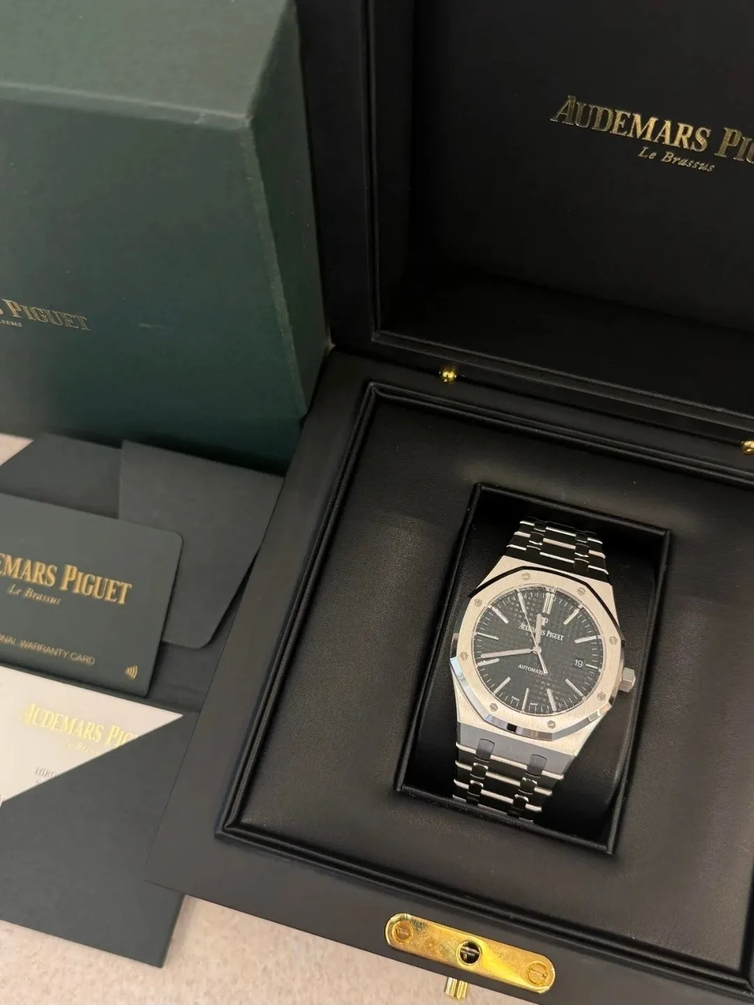 오데마피게 로얄오크 15400 검판 스틸 2018