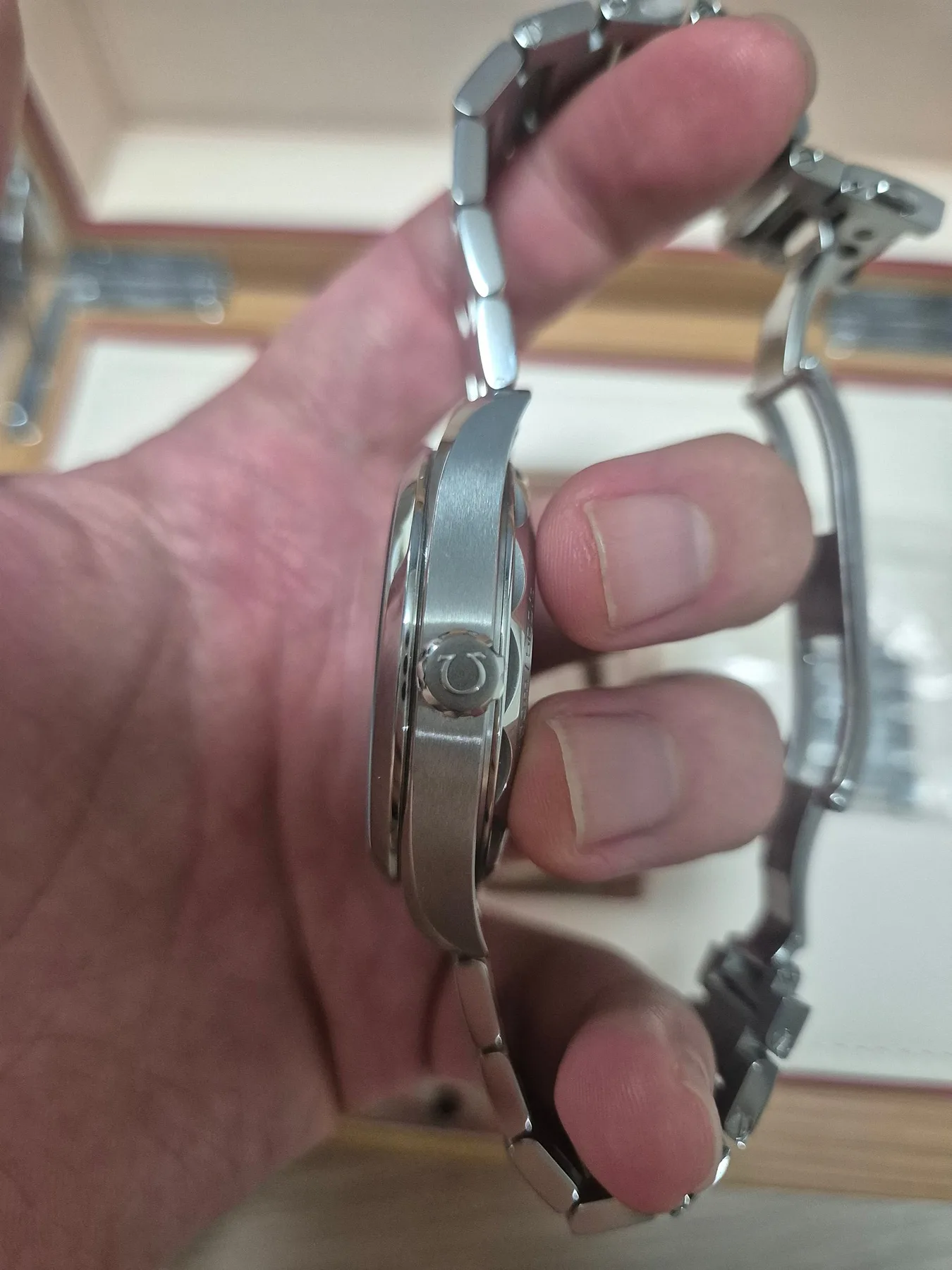 오메가 씨마스터 아쿠아테라 41mm 청판 24년 6월 스탐핑 2024 사진 3
