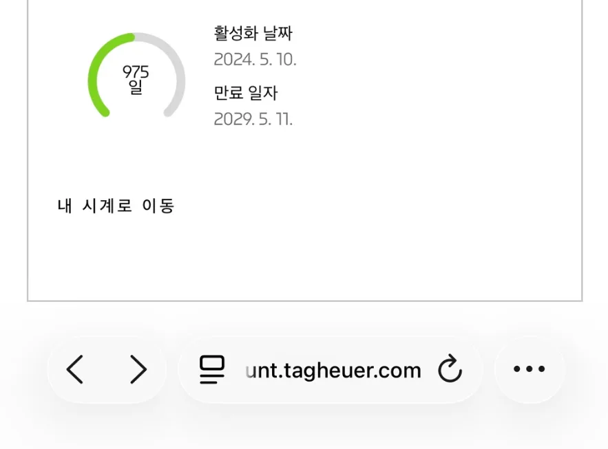 태그호이어 까레라 크로노그래프 CNB2A1B 2024 사진 5