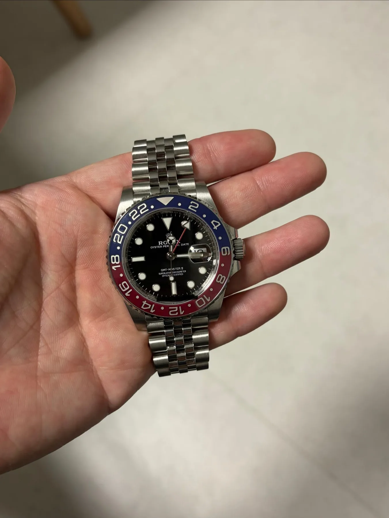 롤렉스 GMT 마스터 II 펩시 126710 2020