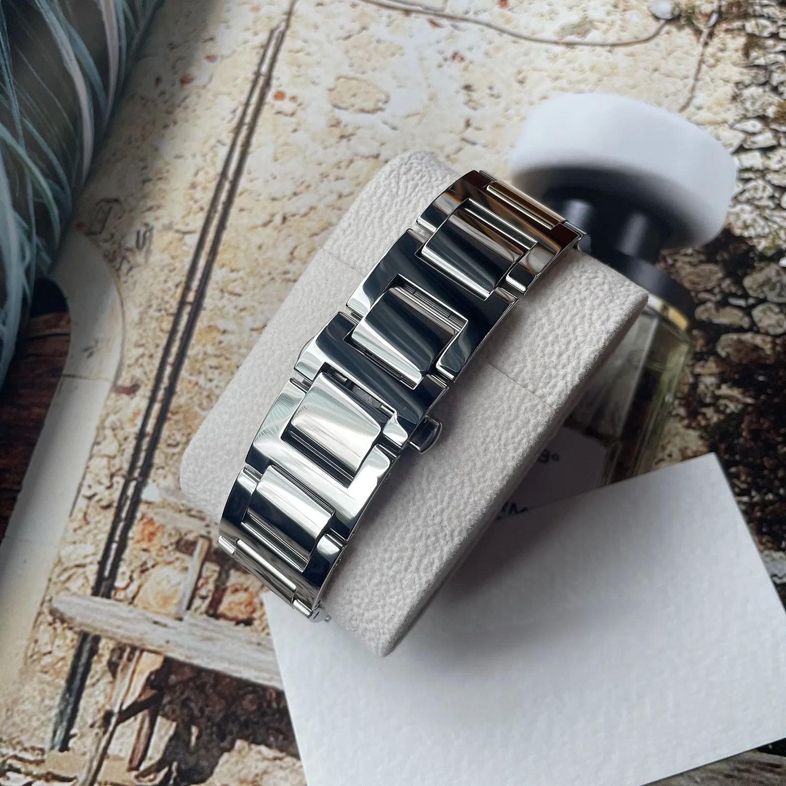 까르띠에 발롱블루 42mm 옐골 콤비 2008 사진 3
