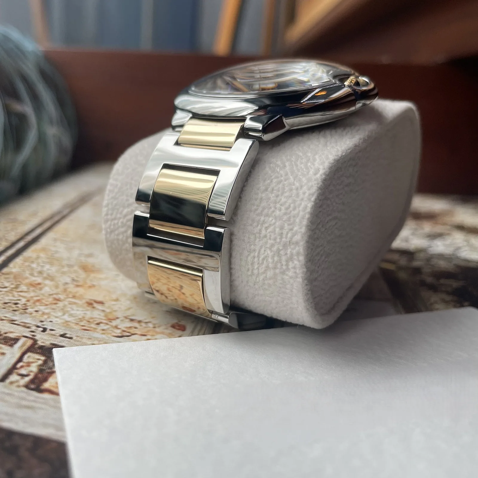 까르띠에 발롱블루 42mm 옐골 콤비 2008 사진 4