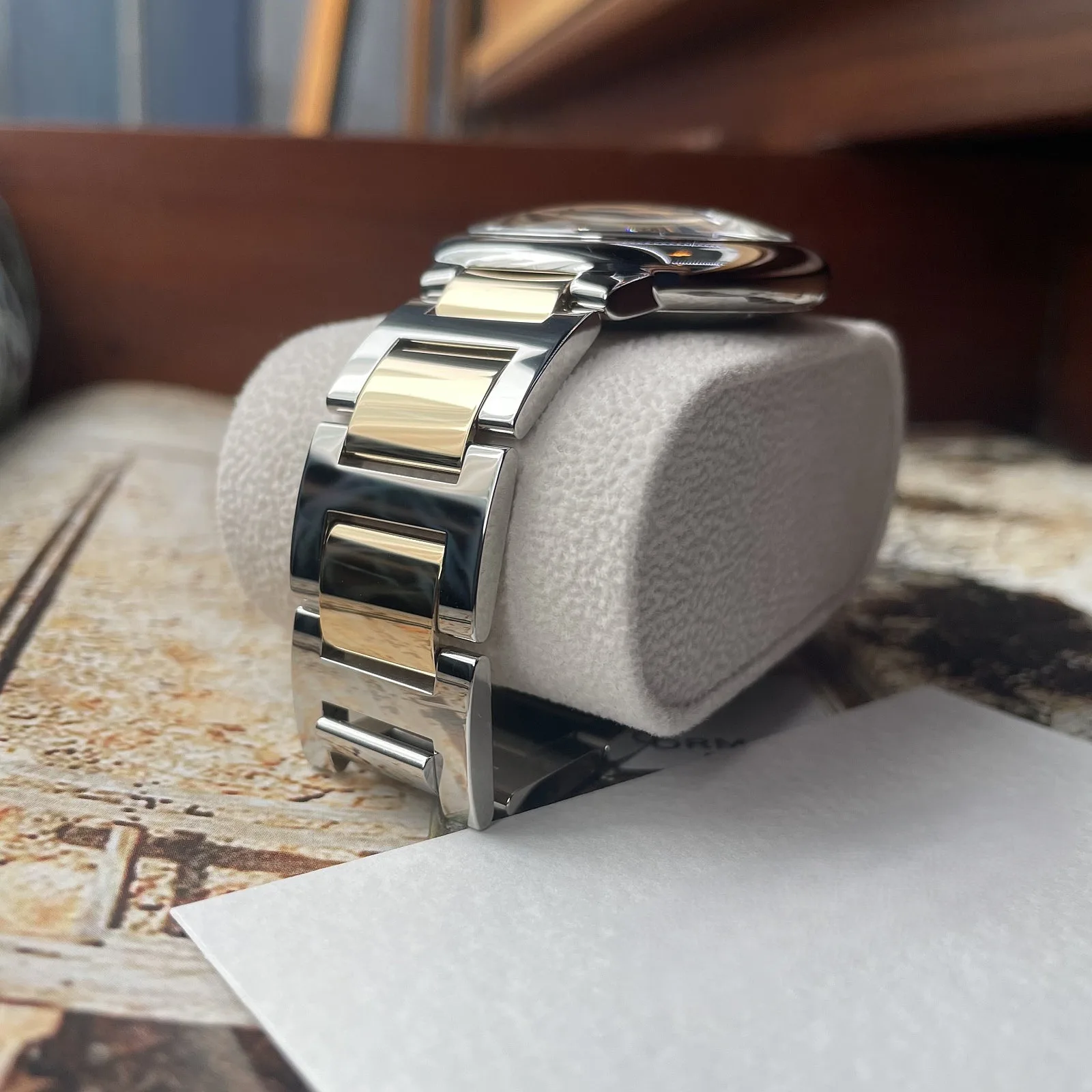 까르띠에 발롱블루 42mm 옐골 콤비 2008 사진 5