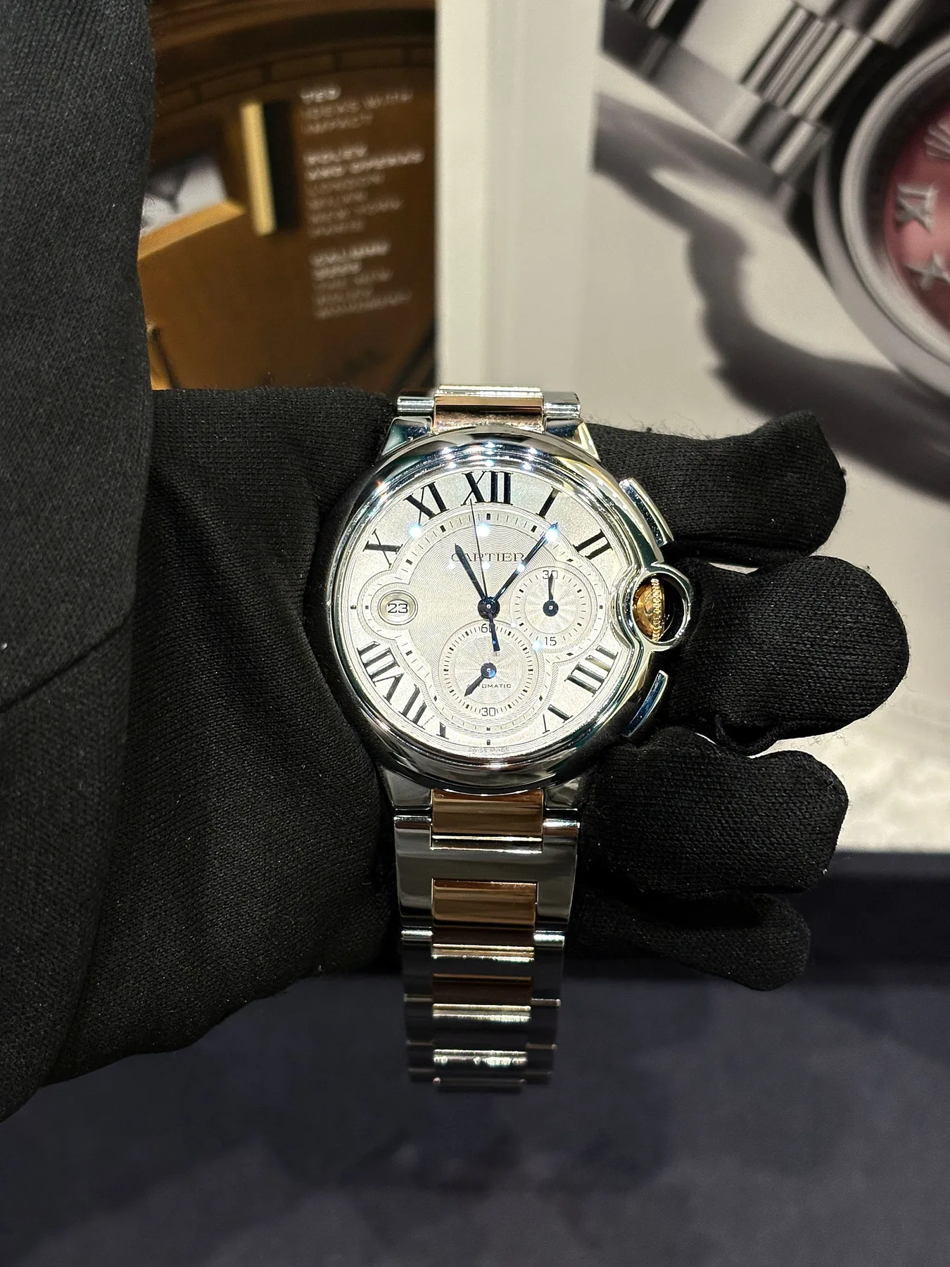 까르띠에 W6920063 발롱블루 콤비 크로노 44mm 2012 사진 2