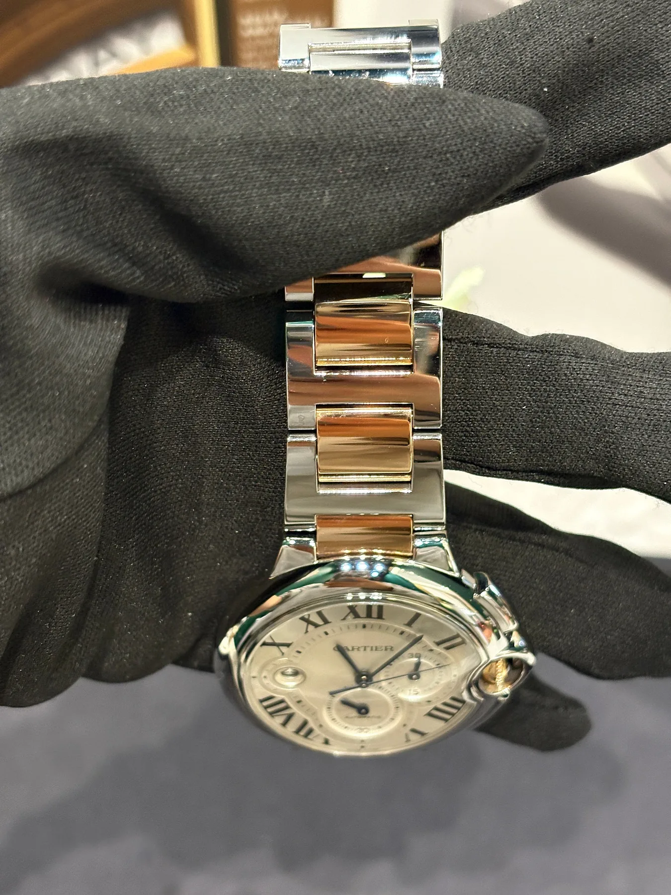 까르띠에 W6920063 발롱블루 콤비 크로노 44mm 2012 사진 5